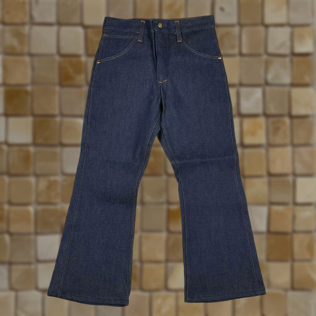 J Brand VINTAGE Pointer Brand Denim Jeans Bootcut Women 25x23 Brand Jeans Denim Blue 80s 70s Western Workwear Womens Jeans Bootscut Pocketed Size 42" / US 20 - 1 Thumbnail