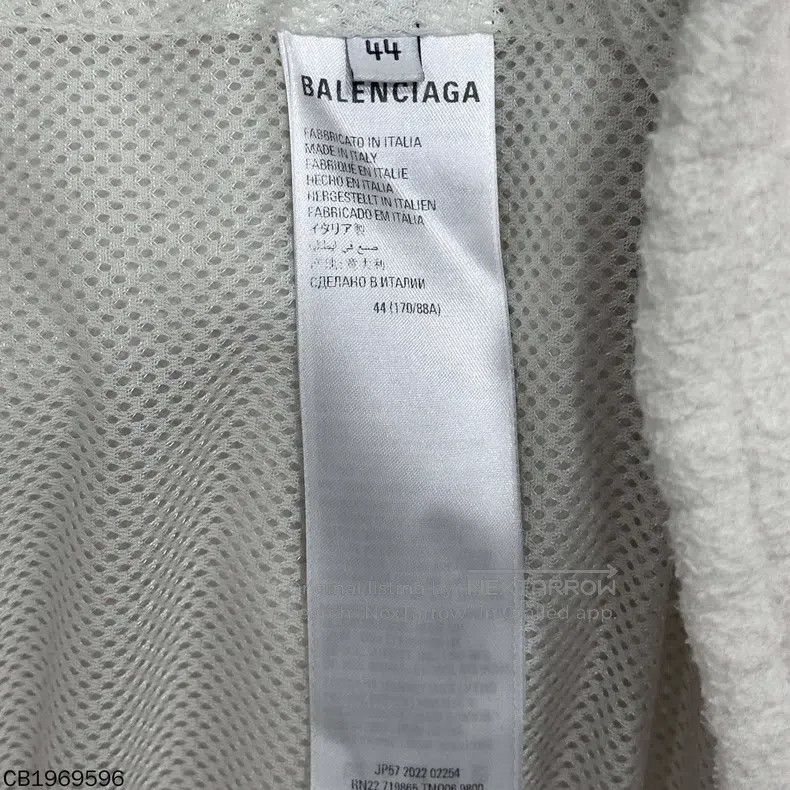 Balenciaga Balenciaga Double Hook Logo Fleece Zip-up Jacket Size US S / EU 44-46 / 1 - 2 Thumbnail