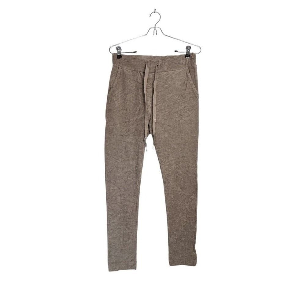 Other Venti6 Women's Corduroy Drawstring Jogger Pants in Fango - S Size 26" / US 2 / IT 38 - 1 Thumbnail