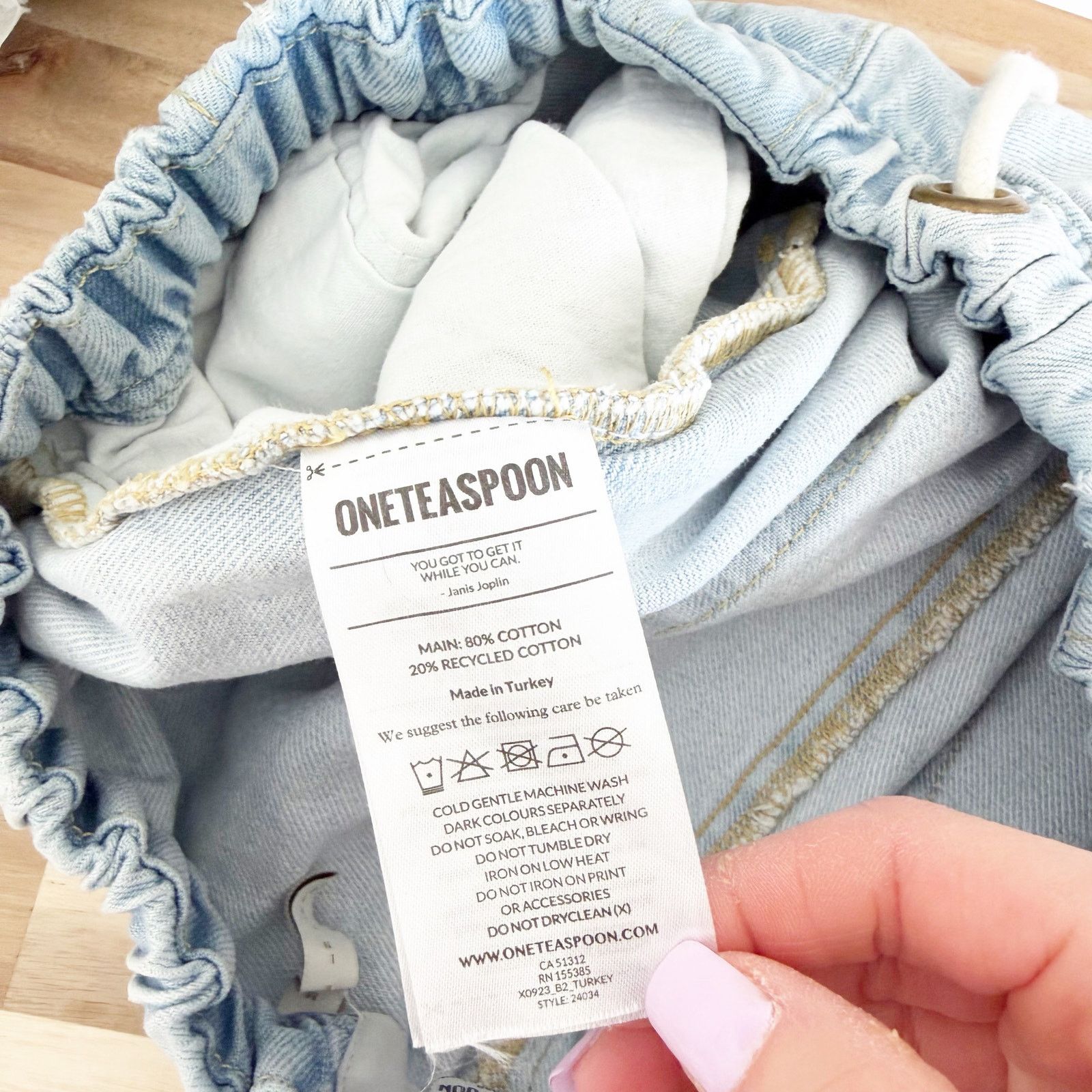 One Teaspoon One Teaspoon Shabbies Cargo Jeans Sz S Size 27" / US 4 / IT 40 - 3 Thumbnail