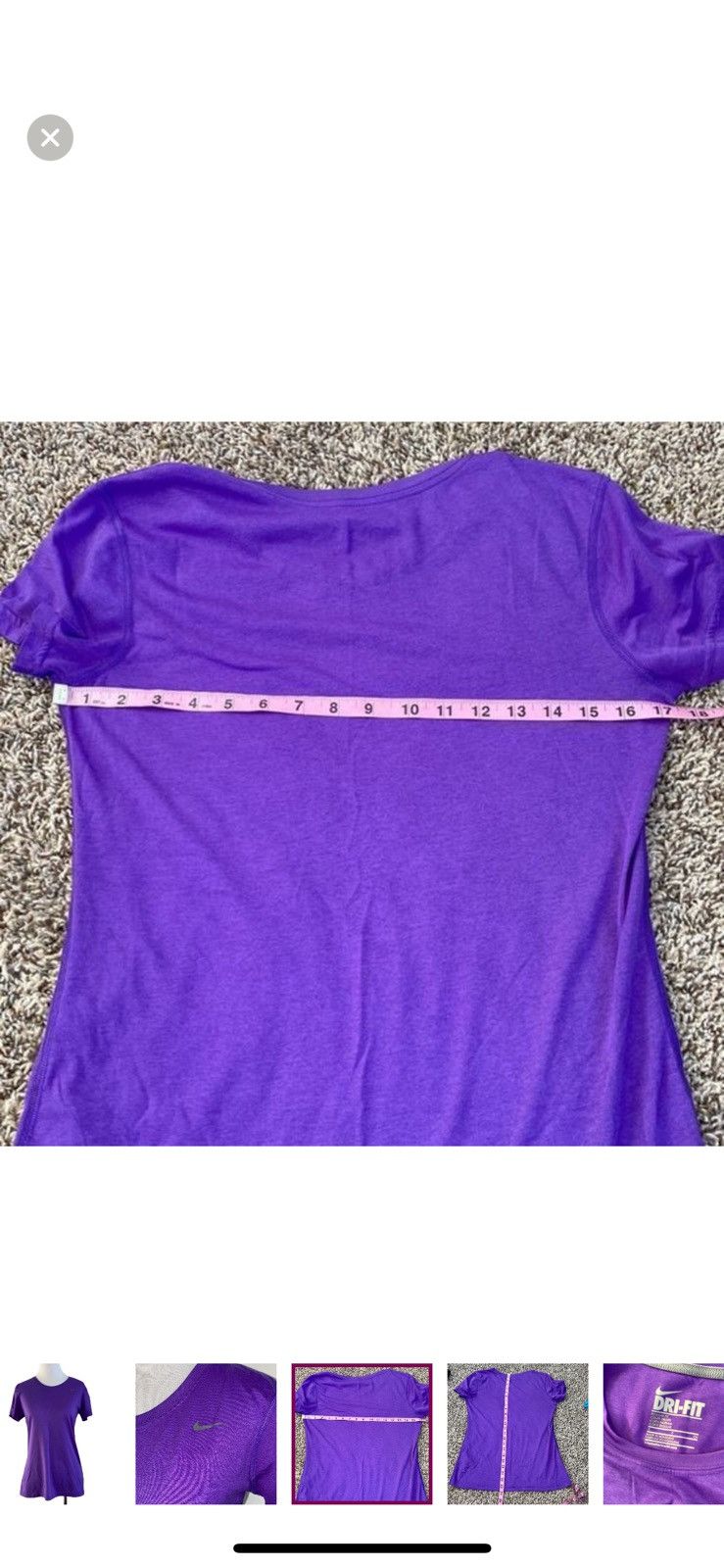 Nike Nike small dri fit regular fit athletic tee Size S / US 4 / IT 40 - 5 Thumbnail