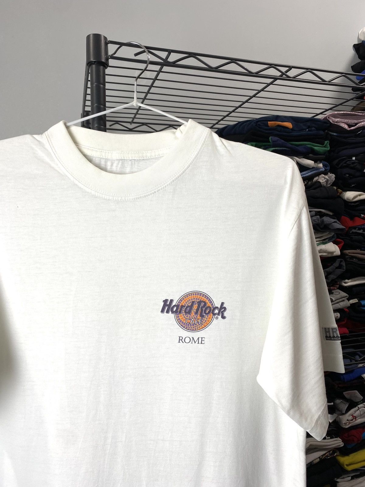 Hard Rock Cafe Vintage 80-90’s Hard Rock Cafe Rome Italy TShirt Size US M / EU 48-50 / 2 - 3 Thumbnail