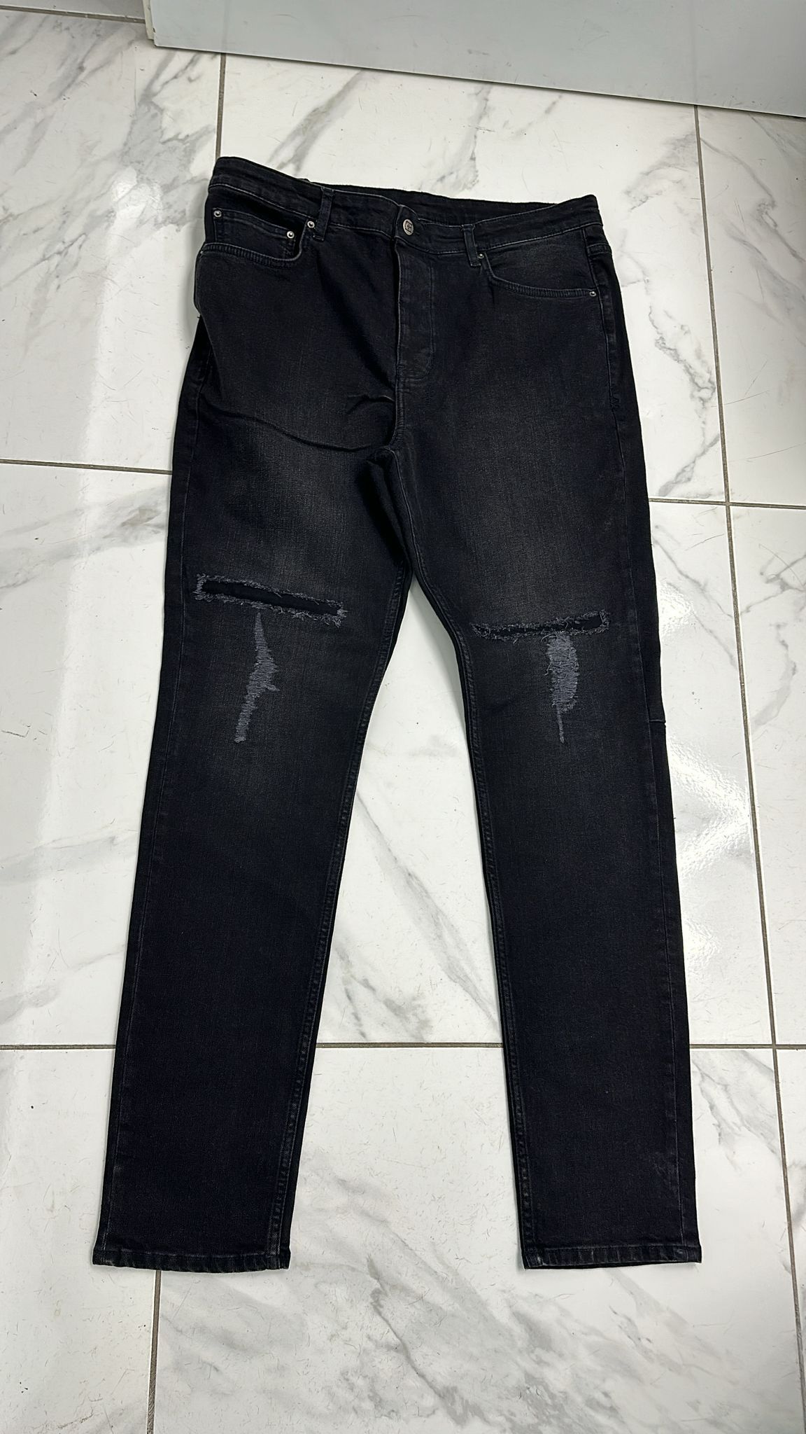 Ksubi Ksubi Chitch Laid Black Est Tapered Jeans Size 38 Size US 38 / EU 54 - 3 Thumbnail