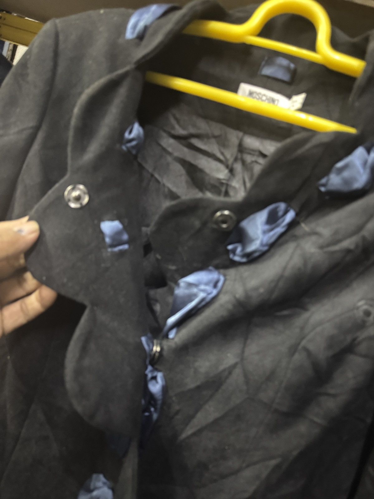 Moschino MOSCHINO LONG WOOL Jacket Size M / US 6-8 / IT 42-44 - 3 Thumbnail