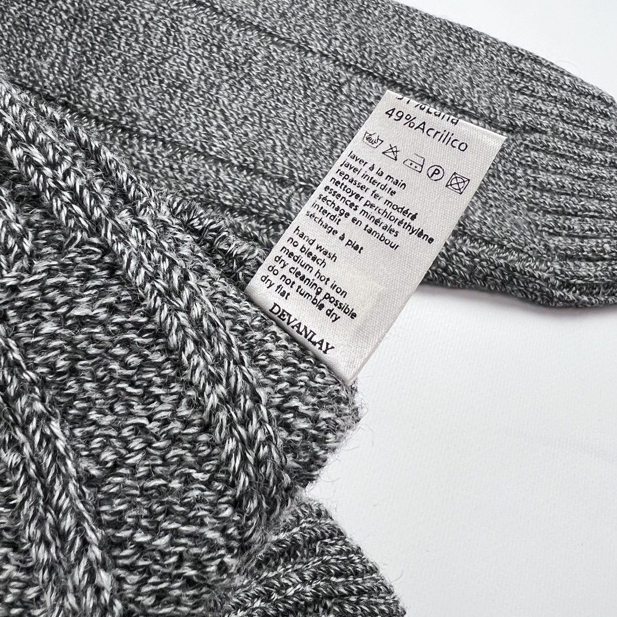 Lacoste × Vintage Vintage 90s Heavy knit Lacoste cable knit sweater Size US XL / EU 56 / 4 - 6 Thumbnail