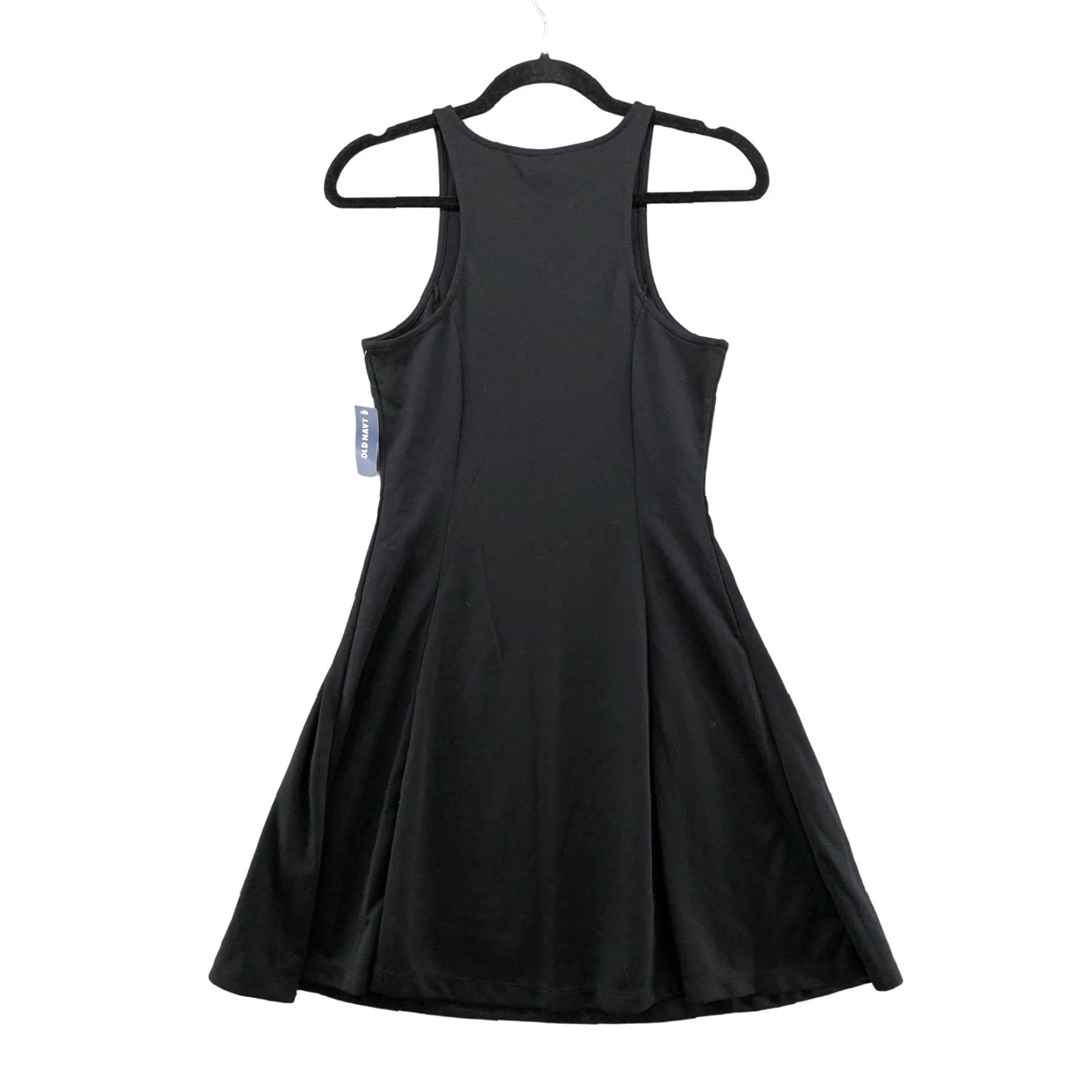 Old Navy NWT Old Navy Sleeveless Skater Dress Size S Black Fit Flare Ponte Knit Size S / US 4 / IT 40 - 2 Thumbnail