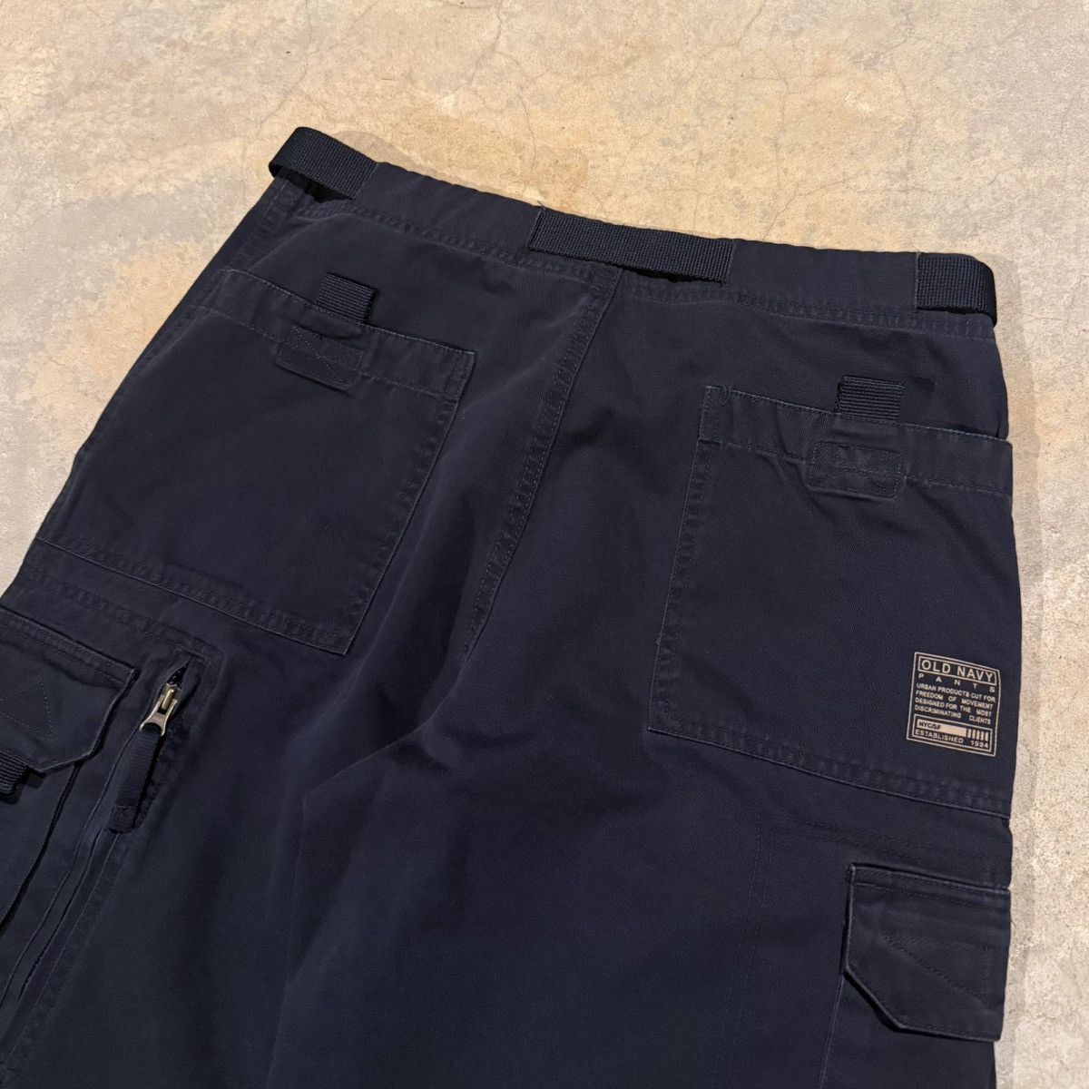 Vintage 2000s Faded Military Cargo Pocket Baggy Jeans ERD Grunge Y2K Size US 30 / EU 46 - 13 Thumbnail