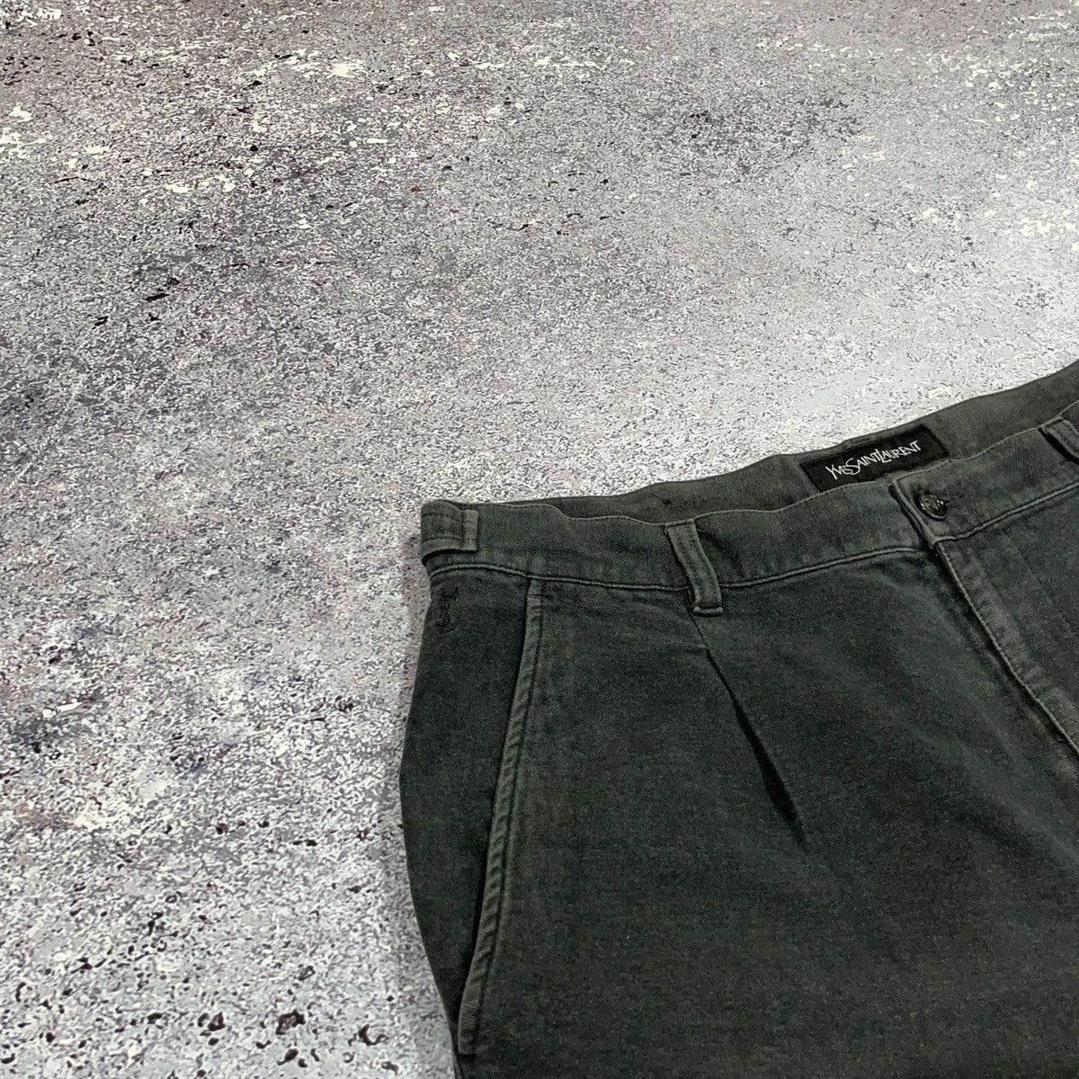 Yves Saint Laurent Yves Saint Laurent Vintage Cotton Trousers Size US 34 / EU 50 - 5 Thumbnail