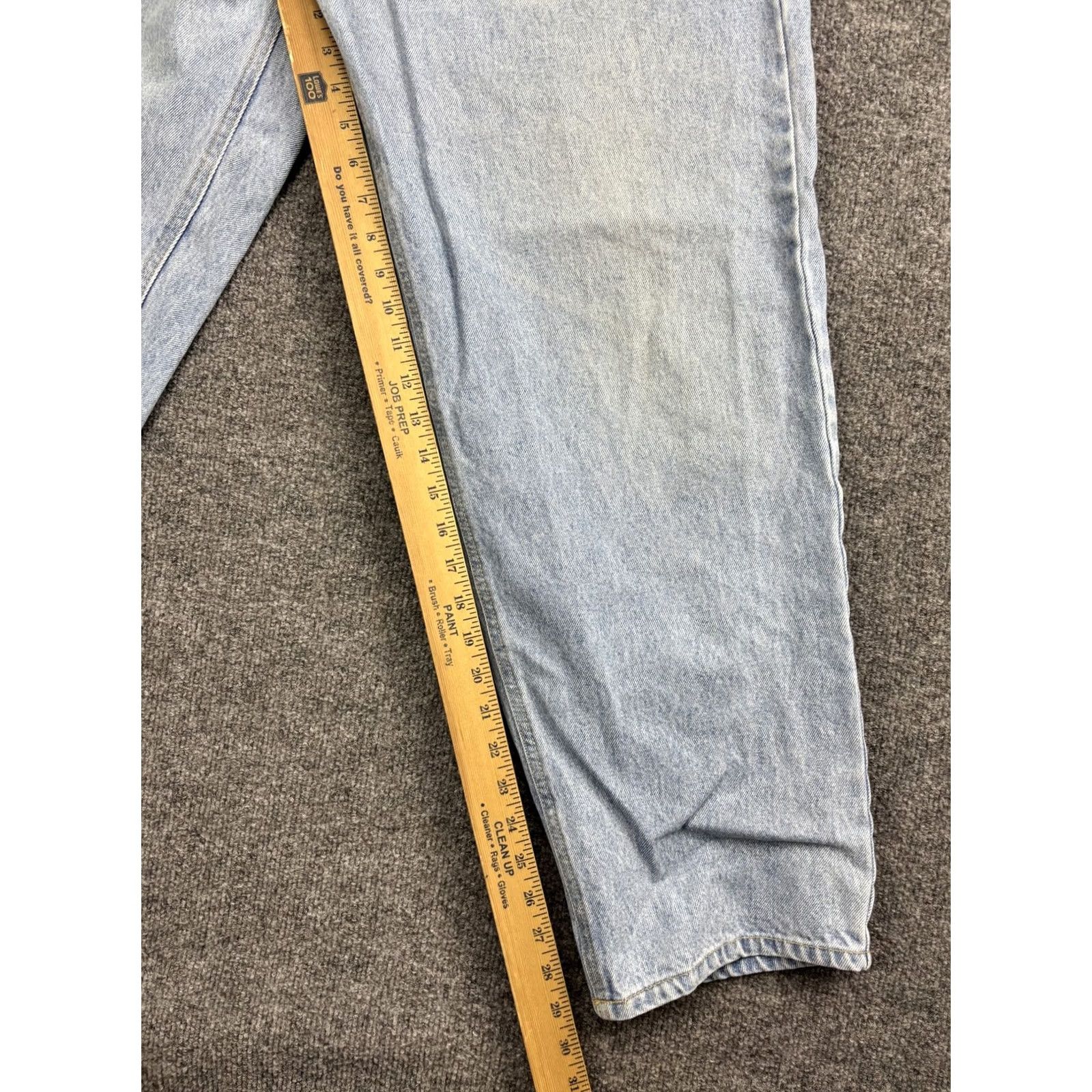 Bugle Boy VINTAGE Bugle Boy Jeans Men's 36x29 Light Wash Baggy Fit Denim Straight Pockets Logo 100% Cotton Baggy Mens Size US 36 / EU 52 - 5 Thumbnail