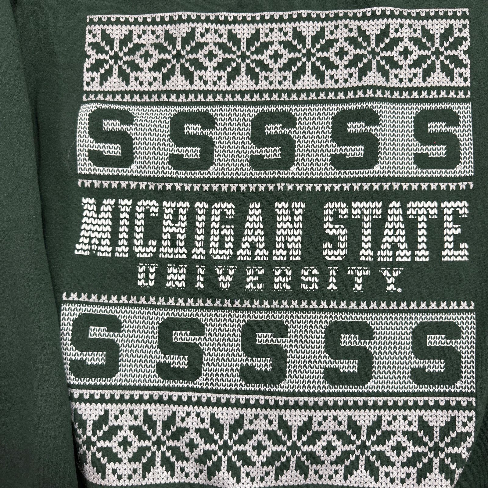 Other Champion Michigan State Spartans Christmas Sweatshirt Large Size US L / EU 52-54 / 3 - 2 Thumbnail