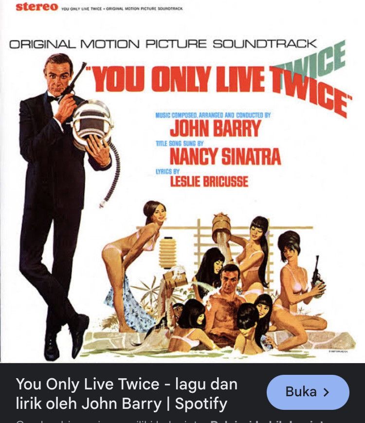 Vintage You only live twice "007" Size US M / EU 48-50 / 2 - 5 Thumbnail
