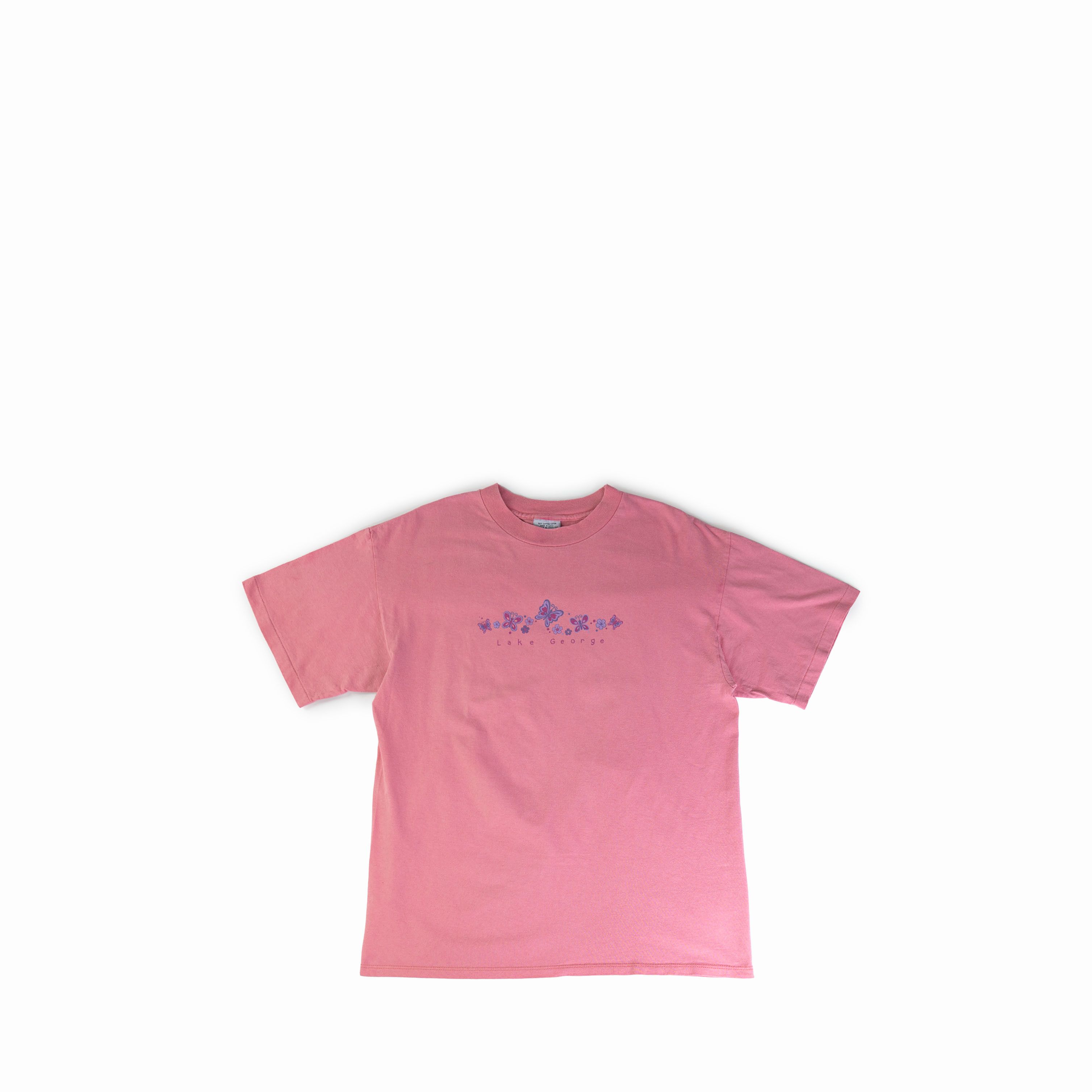 Vintage Vintage 1990's Lake George Flower New York Tee Shirt Size US L / EU 52-54 / 3 - 1 Thumbnail