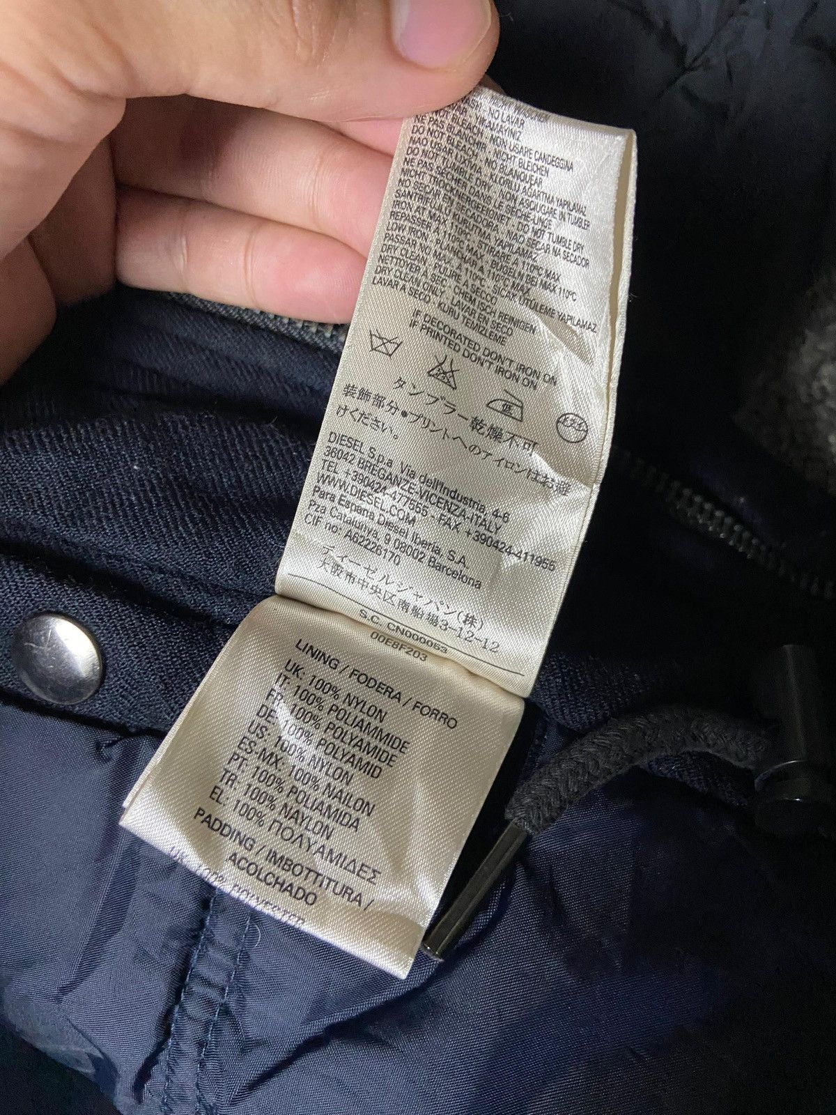 Diesel Vintage DIESEL Zip Up Jacket with Hood (165) Size US S / EU 44-46 / 1 - 15 Thumbnail