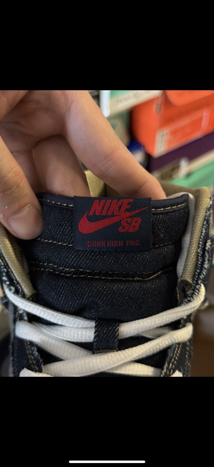 Nike Size 11 - Nike Reese Forbes x SB Dunk High Denim (881758-441 Size US 11 / EU 44 - 18 Thumbnail