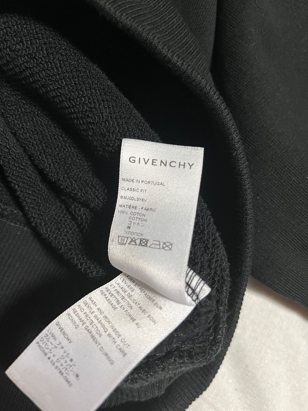 Givenchy × MMW Givenchy 21FW MMW Logo Sweatshirt / Black Size US L / EU 52-54 / 3 - 6 Thumbnail