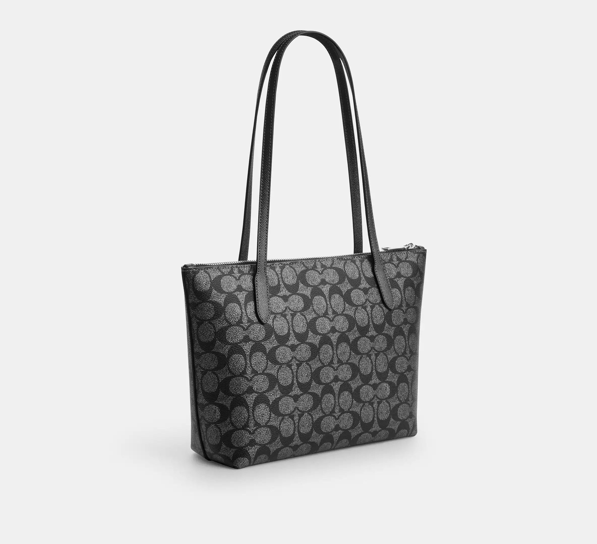Coach Fiona Zip Tote Bag In Signature Canvas CW396 Size ONE SIZE - 8 Thumbnail