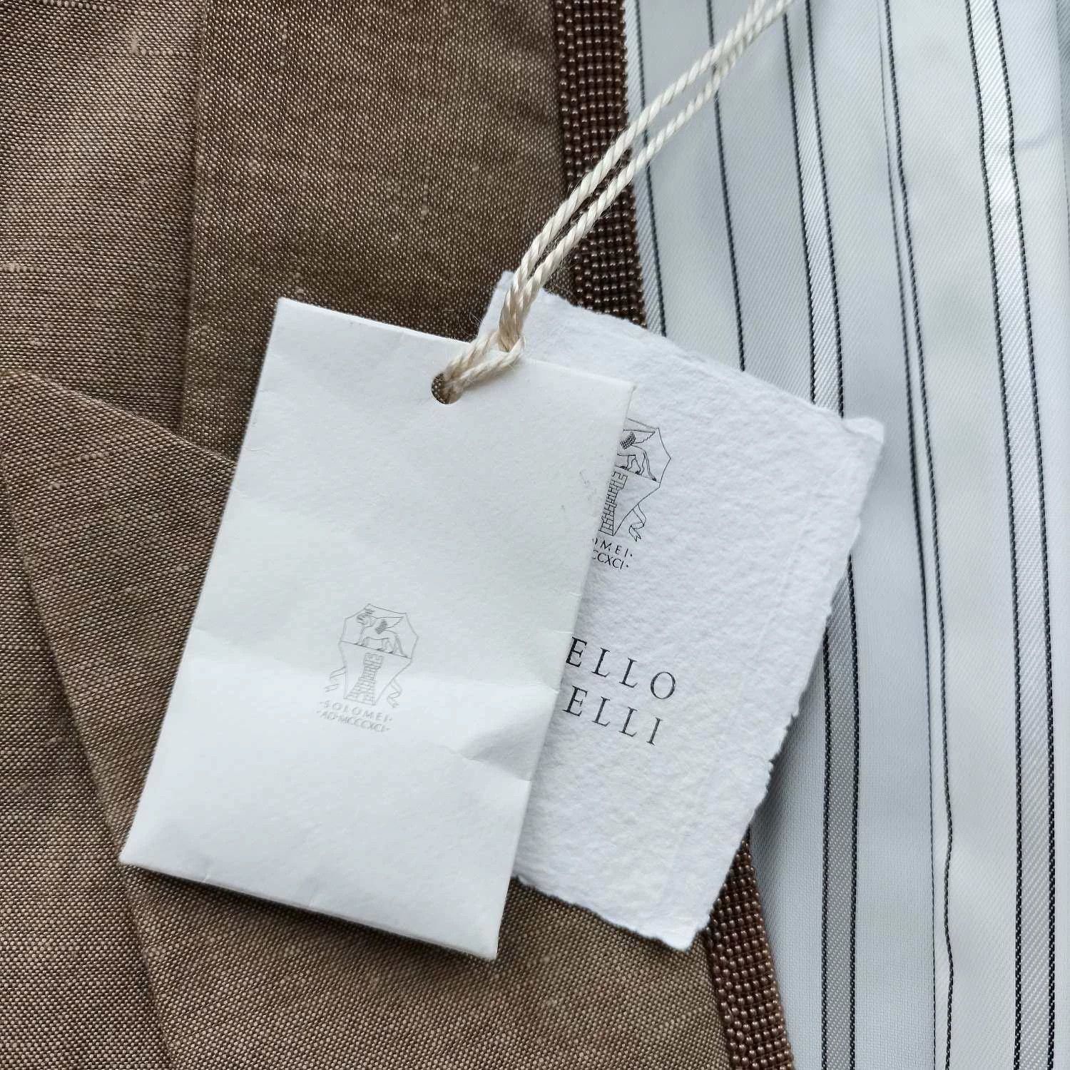 Brunello Cucinelli Brunello Cucinelli linen blazer unisex 38 oat single Size XS / US 0-2 / IT 36-38 - 5 Thumbnail