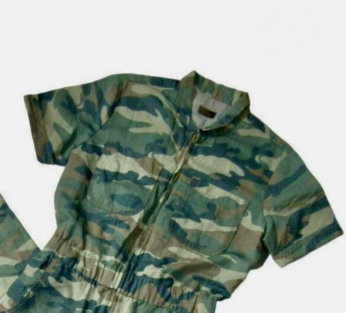 MOTHER MOTHER Camo Jumpsuit Size 25" / US 0 / IT 36 - 1 Thumbnail