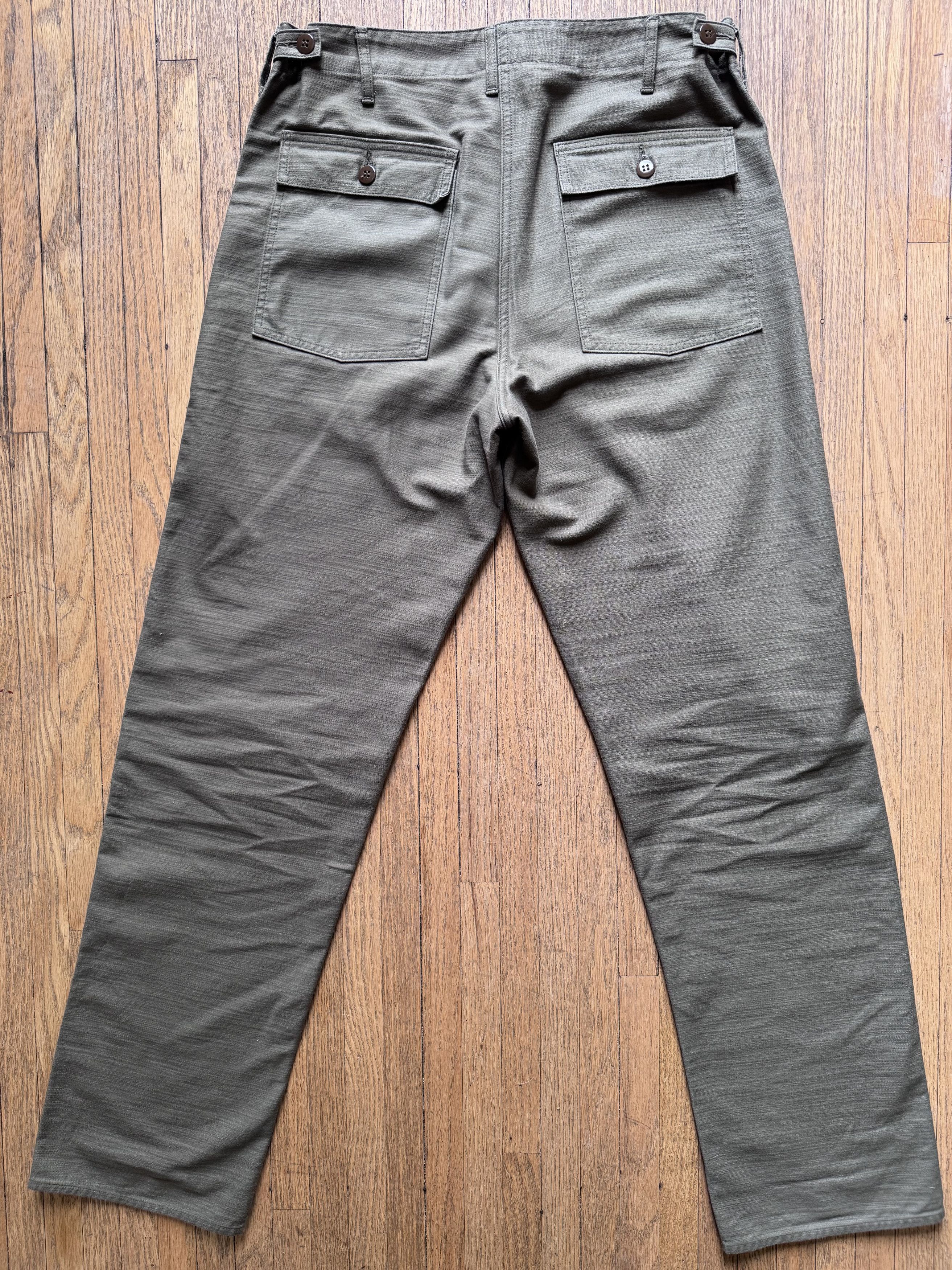 Pherrow's Pherrow’s PUP1 Baker Pants - Olive - Fits 33-34 Size US 34 / EU 50 - 2 Thumbnail