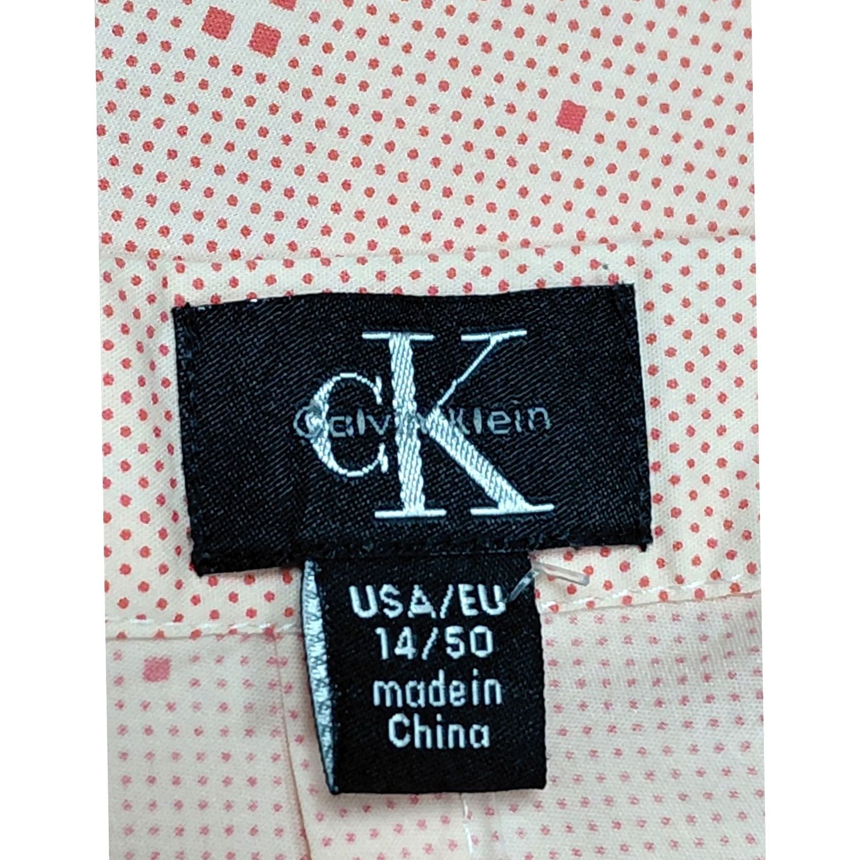 Calvin Klein Calvin Klein Skirt Womens 14 Pink Polka Dot Lightweight Women Size Size 36" / US 14 / IT 50 - 3 Thumbnail