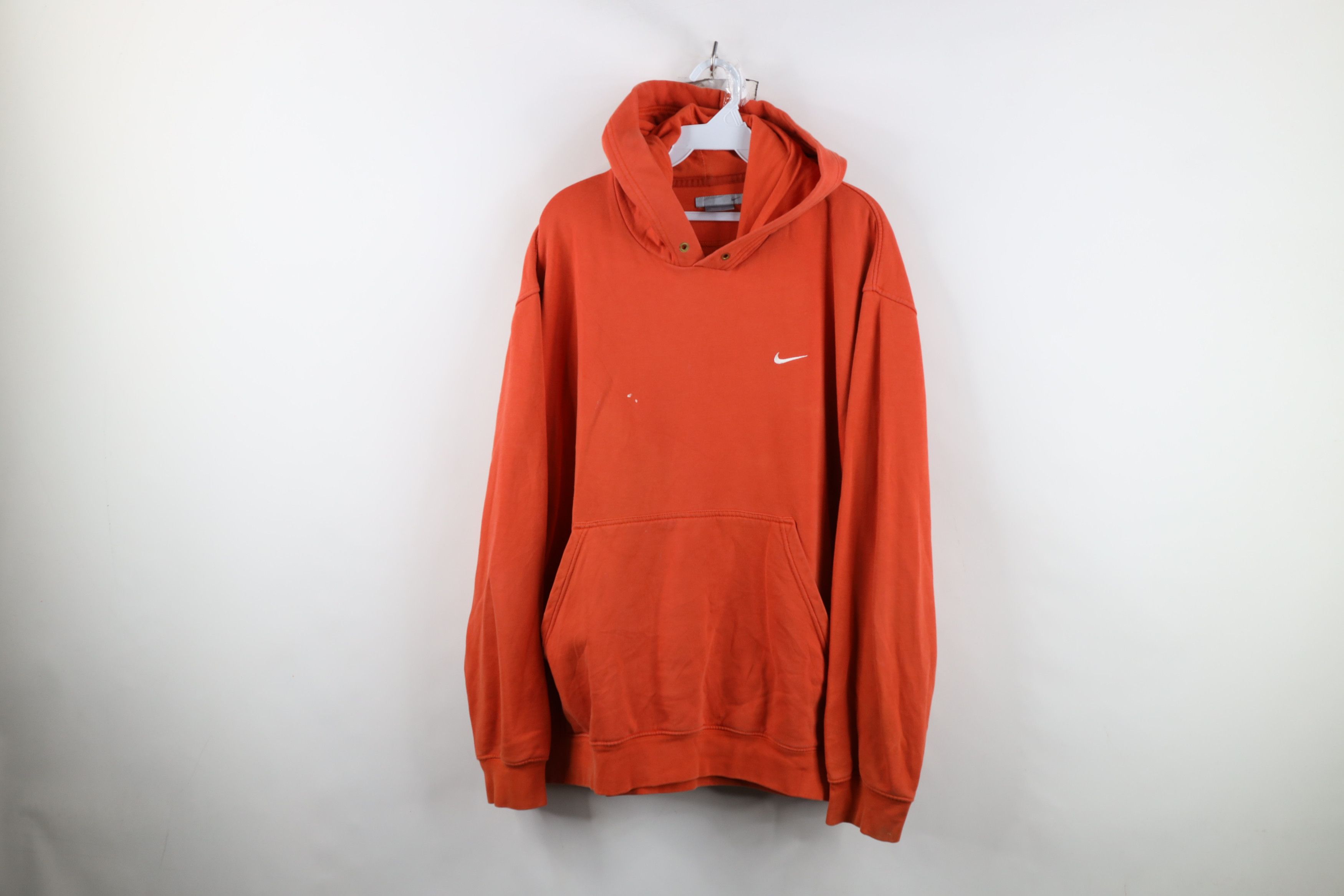 Nike Vintage Nike Scott Mini Swoosh Hoodie Sweatshirt Orange Size US XL / EU 56 / 4 - 1 Thumbnail