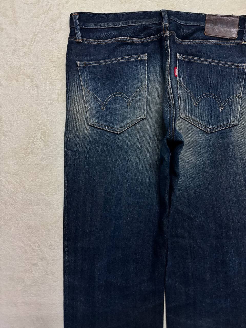 Edwin INSANE Edwin Rusty Mudwash Distress Dark Jean Made In Japan Size US 35 - 16 Thumbnail