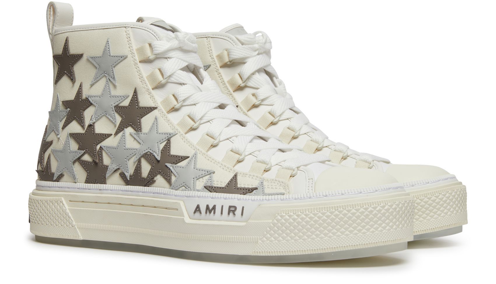 Amiri o1w1db10125 Stars Court High-Top Sneakers in Multicolor Size US 10 / EU 43 - 3 Thumbnail