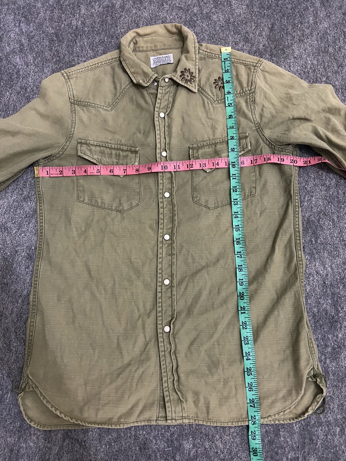 If Six Was Nine × Japanese Brand × Le Grande Bleu (L.G.B.) Vintage 90s military shirt stooge & co Size US L / EU 52-54 / 3 - 9 Thumbnail