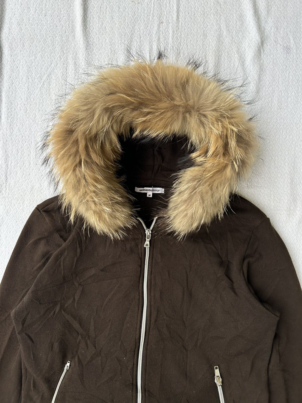 semanticdesign Semanticdesign fur hoodie multizip style ifsixwasnine lgb Size US M / EU 48-50 / 2 - 9 Thumbnail