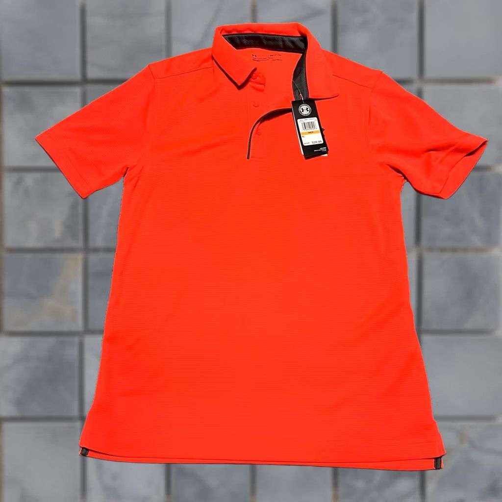 Under Armour Under Armour Polo Mens Small Performance Loose Heatgear Neon Size US S / EU 44-46 / 1 - 1 Thumbnail