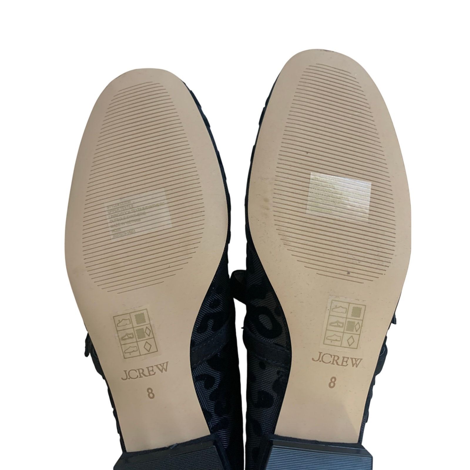 Anthropologie NWT J.Crew Leopard Mesh Mary Jane Flats - Size 8 MSRP $148 Size US 8 / IT 38 - 5 Thumbnail