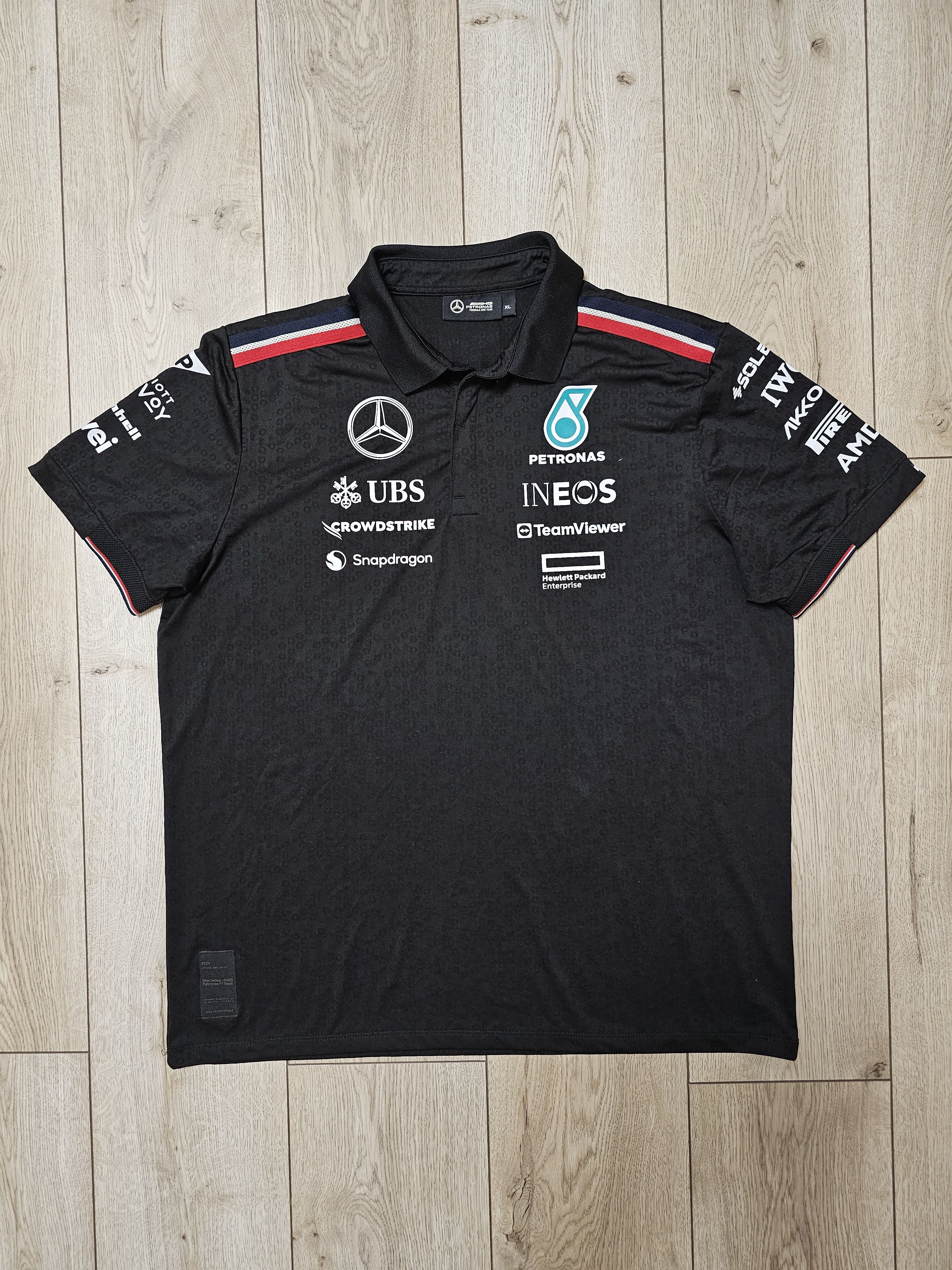 Formula 1 MERCEDES AMG PETRONAS FORMULA 1 TEAM SHIRT POLO 2024 Size US XL / EU 56 / 4 - 1 Thumbnail