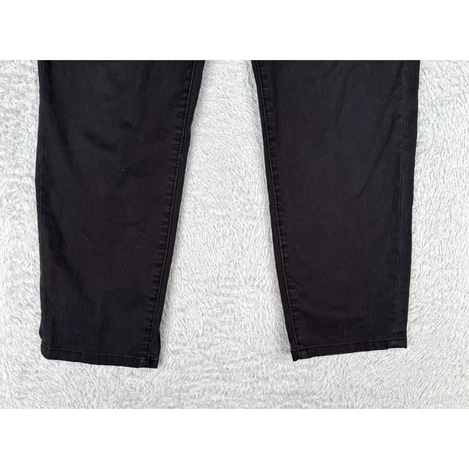 Calvin Klein VINTAGE Calvin Klein Women Skinny Jeans 6 Black Denim Mid Rise Stretch Cotton 29x26 Size 28" / US 6 / IT 42 - 2 Thumbnail