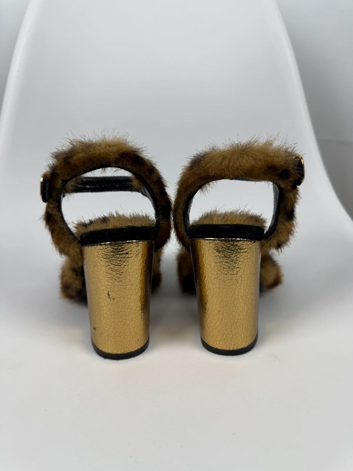 Other Strategia Faux Fur Heels Italy size 36 Size US 6 / IT 36 - 4 Thumbnail