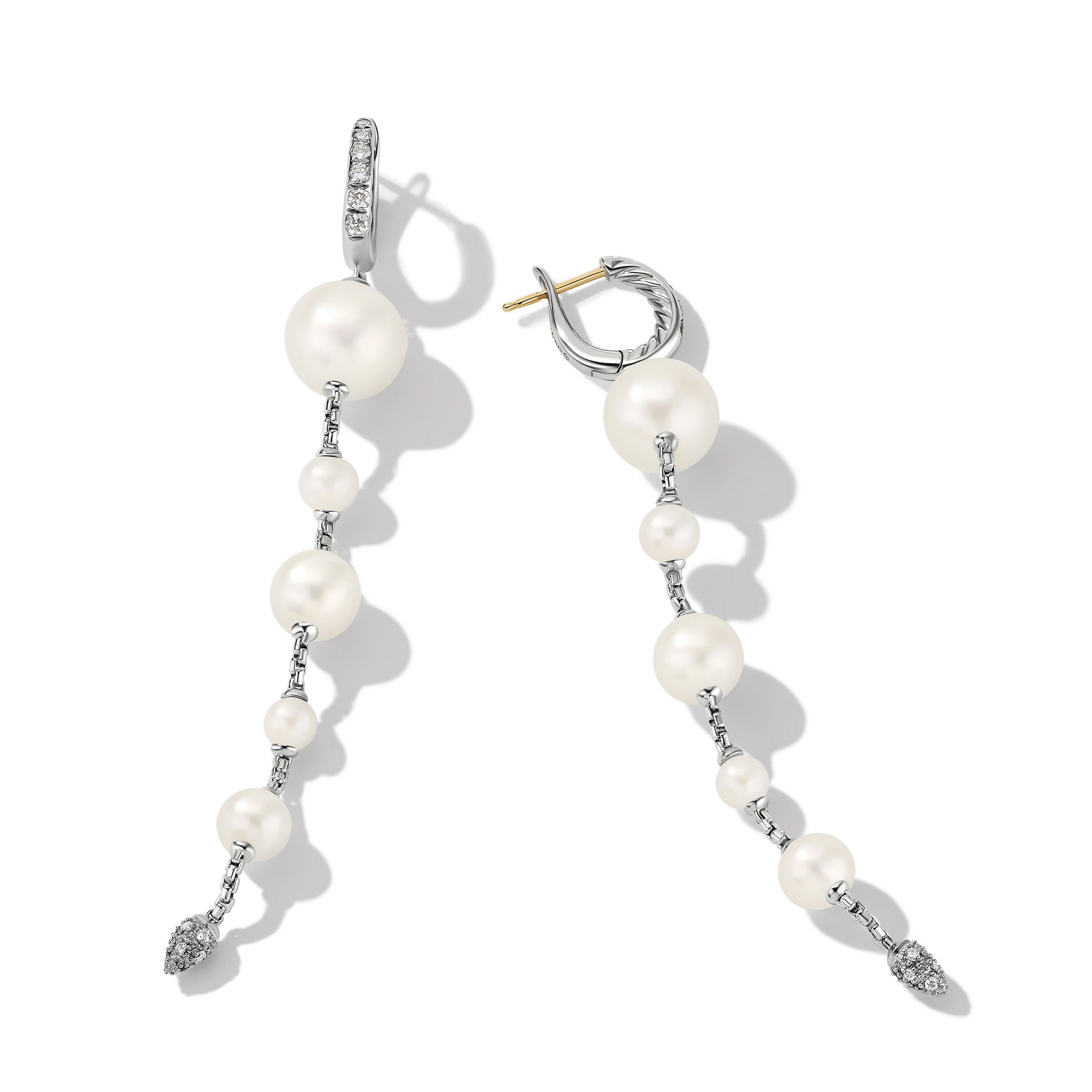 David Yurman o1w1db11025 E17752D Earrings in Silver/White Size ONE SIZE - 2 Thumbnail