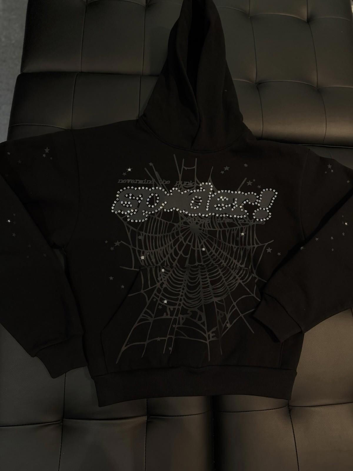 Sp5der Sp5der Black VVS Stone Hoodie Size (XS) 2026 100% Authentic Size US XS / EU 42 / 0 - 2 Thumbnail