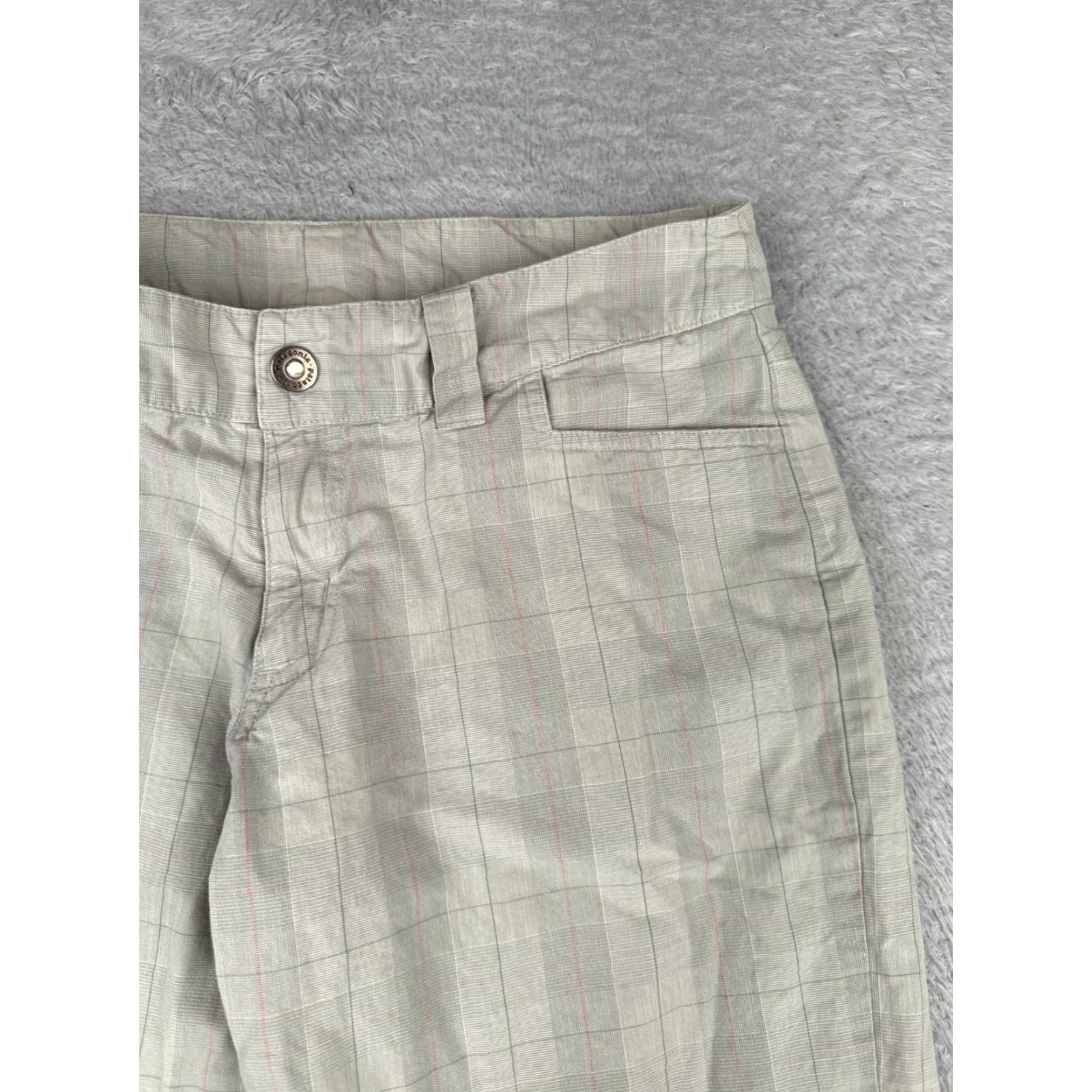 The North Face The North Face Women's Cargo Shorts Size 8 Gray Plaid Cotton Hiking Activewear 30x16 Size 30" / US 8 / IT 44 - 5 Thumbnail