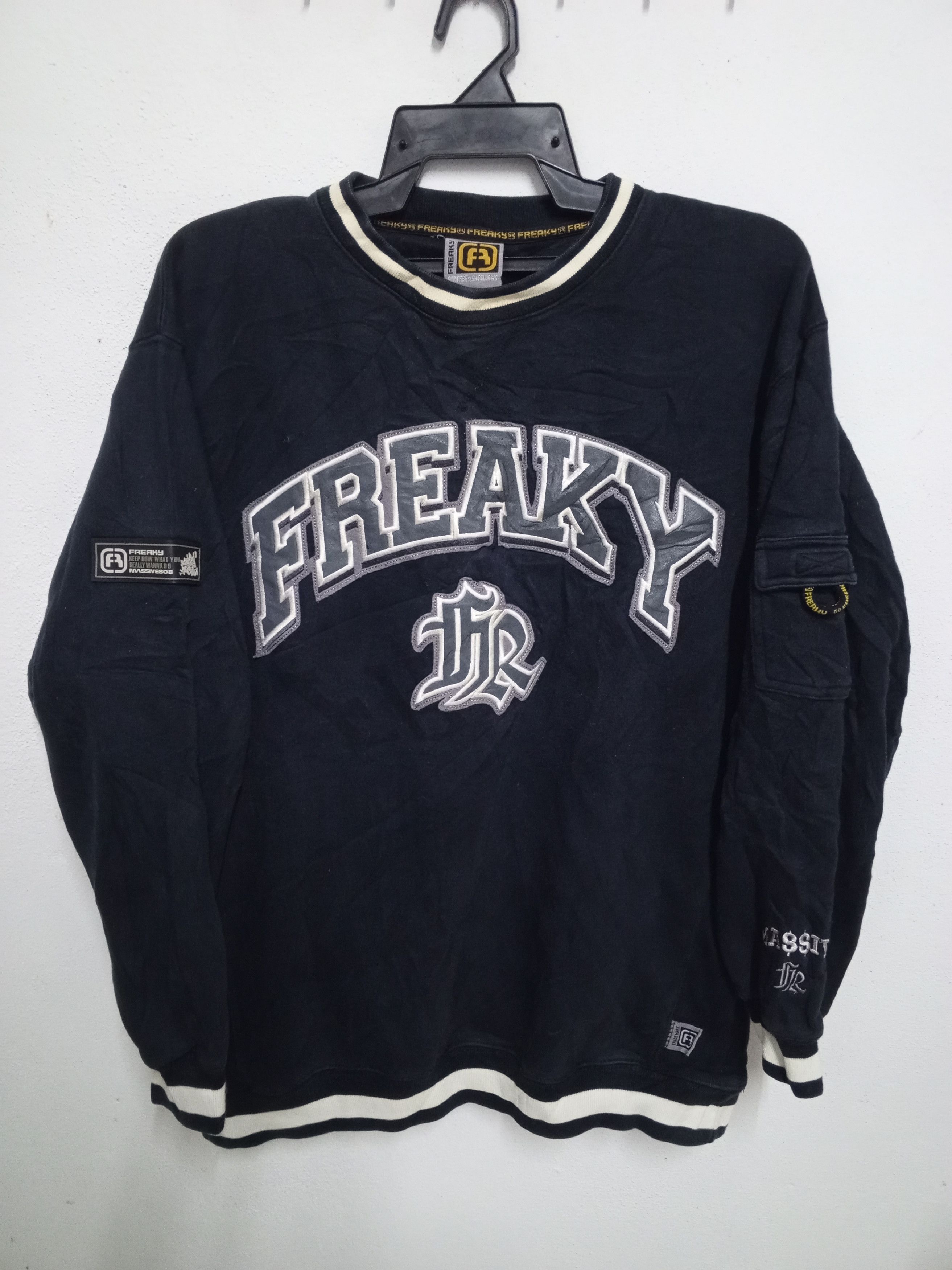 JNCO FREAKY SWEATSHIRT Y2K VINTAGE LOGO APPEARS RARE Size US XL / EU 56 / 4 - 2 Thumbnail