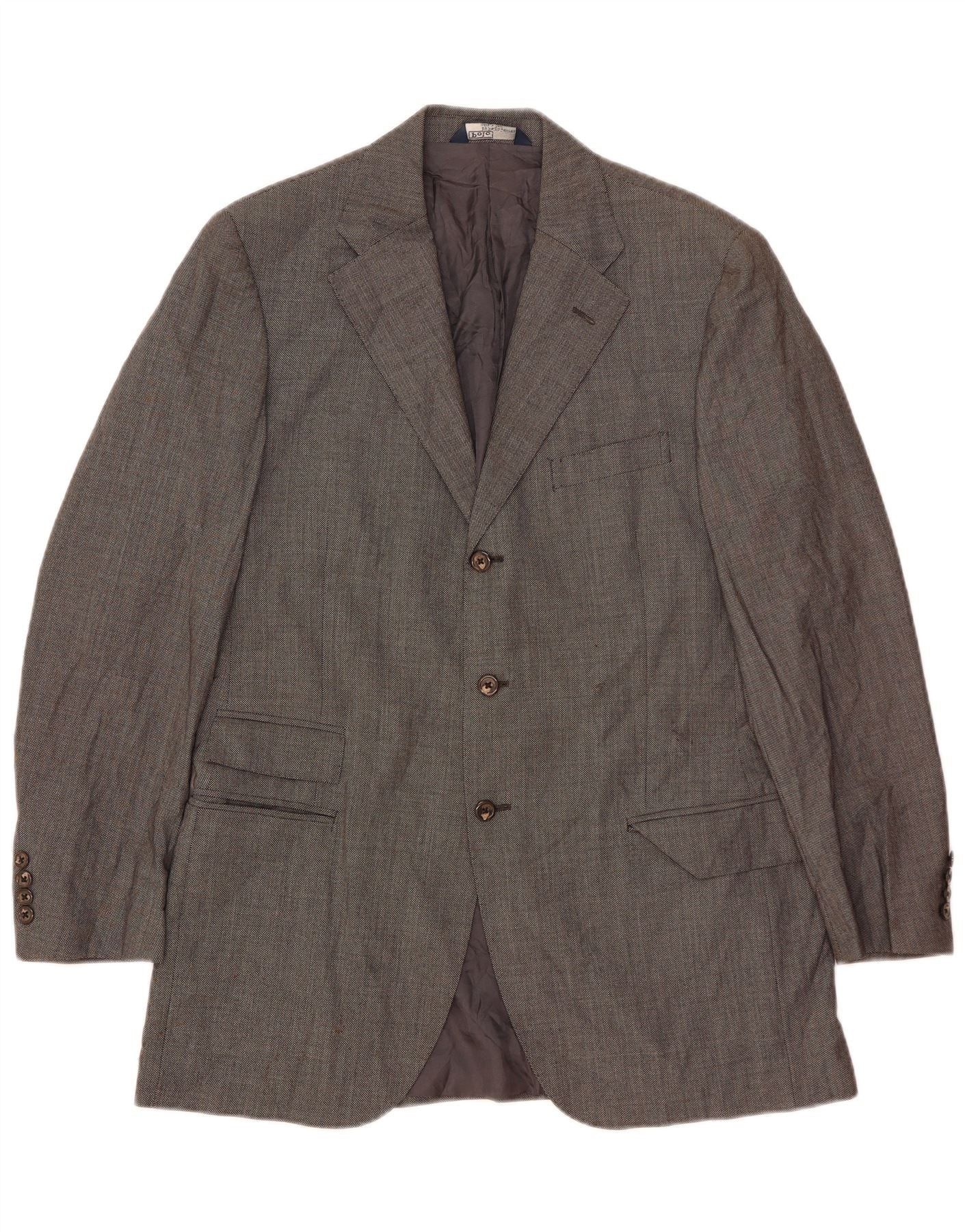 Polo Ralph Lauren Mens Long 3 Button Blazer Jacket UK 41 Large Grey Size US M / EU 48-50 / 2 - 1 Thumbnail