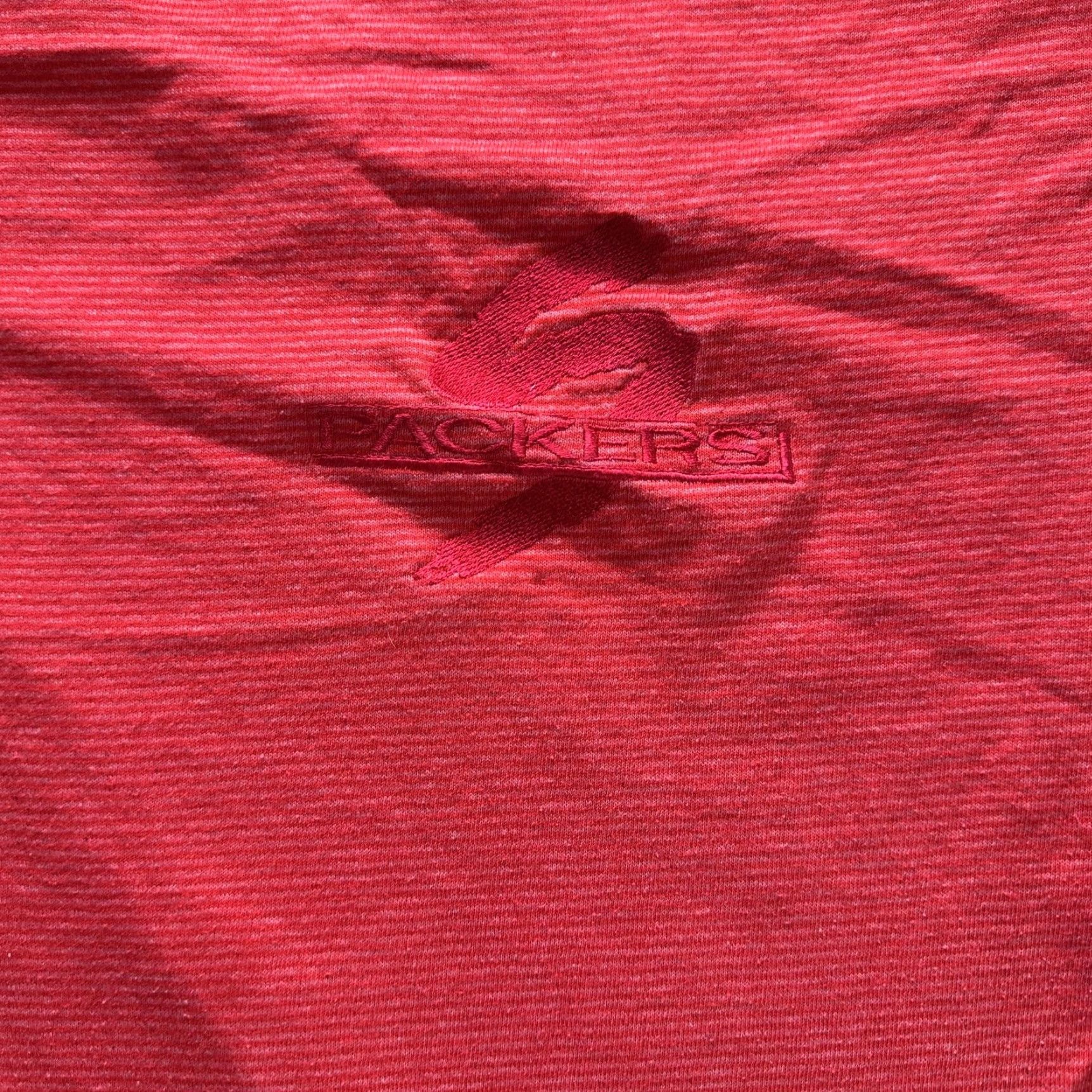 Logo 7 VINTAGE I.A.B. Bedford Shirt Mens Large Red Striped Backers Embroidered Logo 90s Size US XL / EU 56 / 4 - 2 Thumbnail