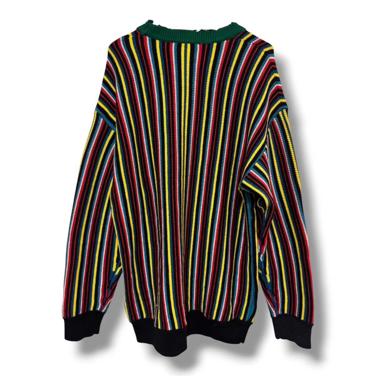 Balenciaga Balenciaga Striped Multicolor Wool Cashmere Sweater Size US M / EU 48-50 / 2 - 3 Thumbnail