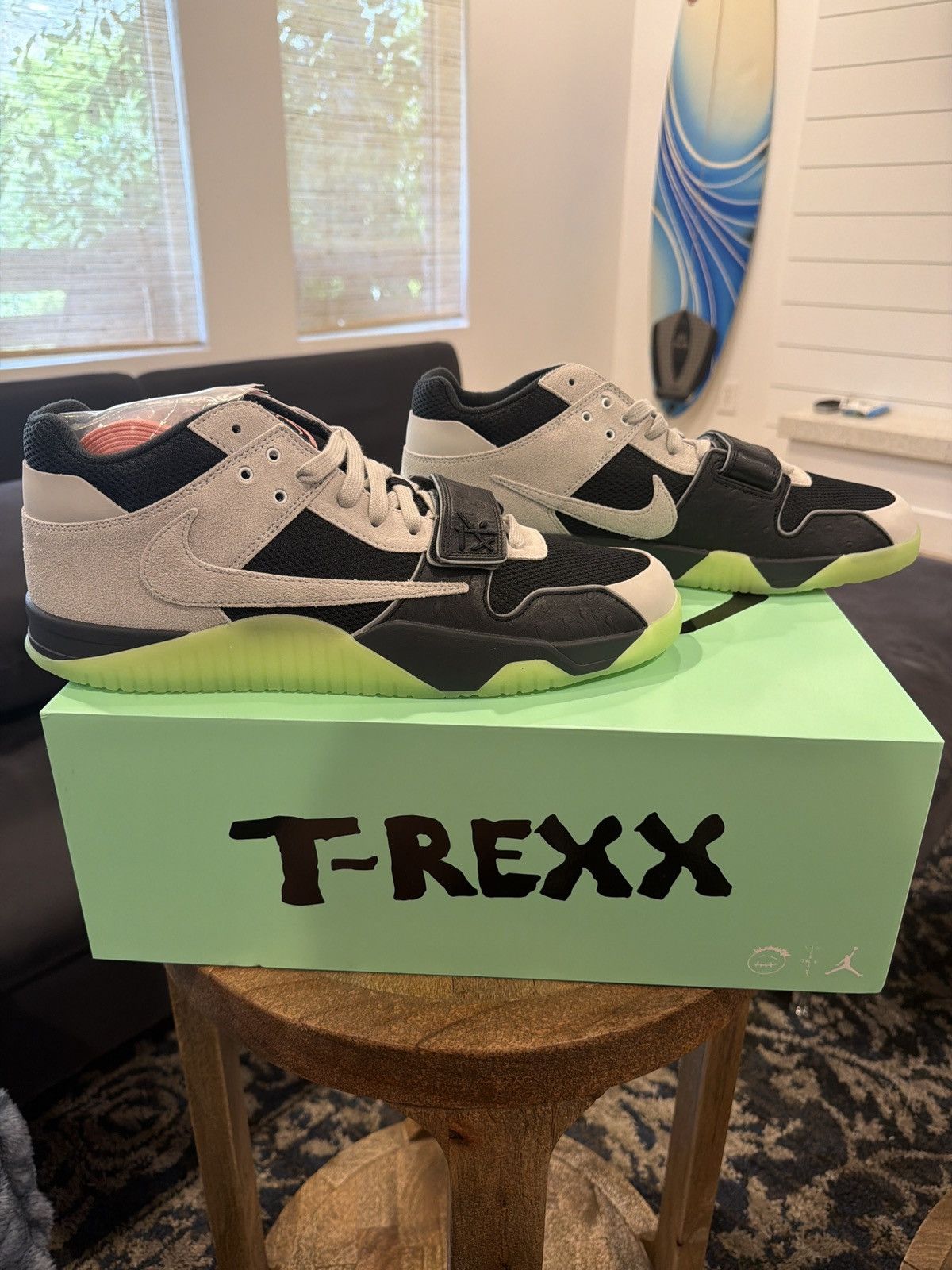 Nike × Travis Scott Cactus Jack 1 T-REXX Size US 12.5 / EU 45-46 - 5 Thumbnail