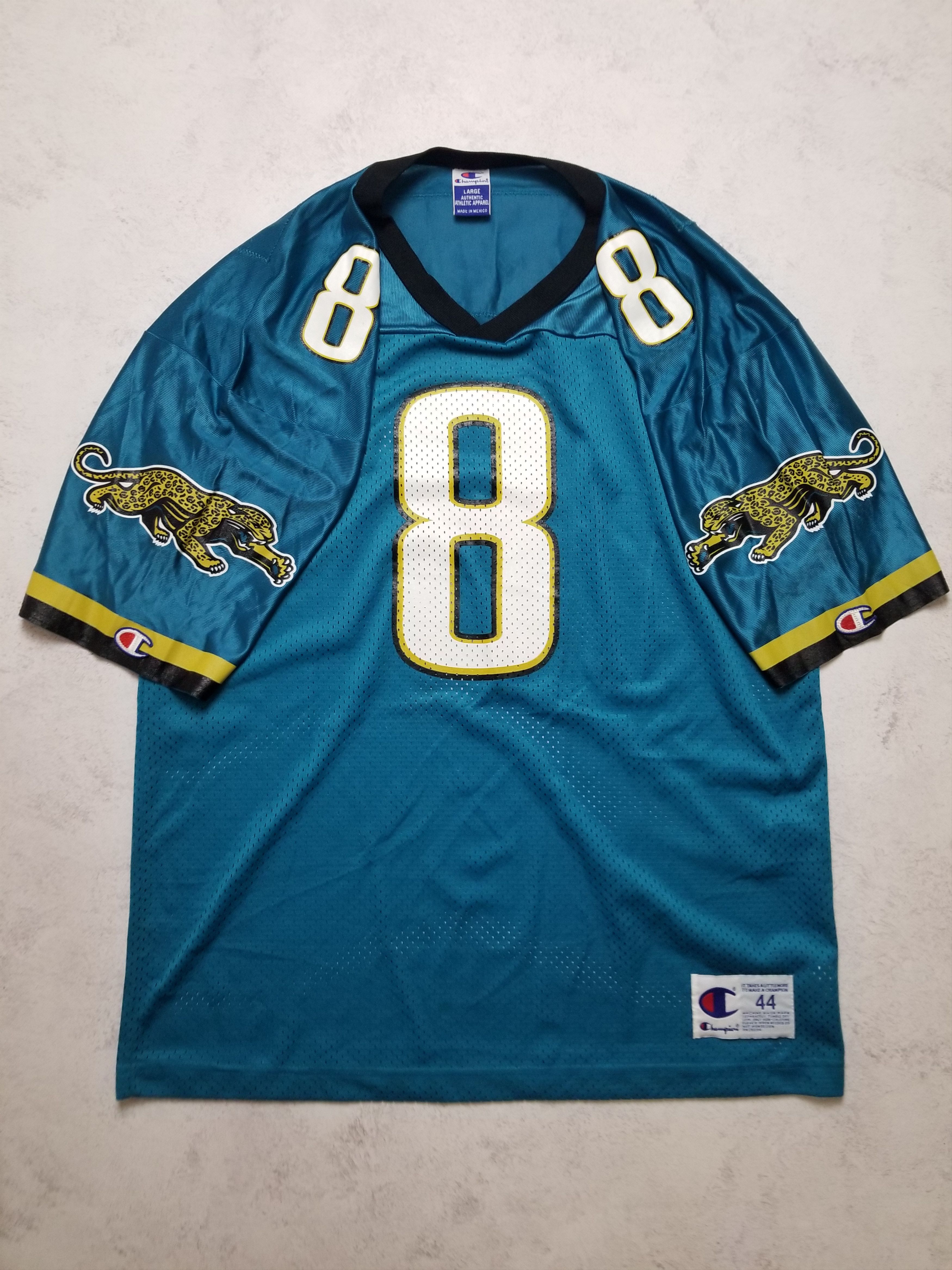 Champion VTG Champion Mark Brunell #8 Jacksonville Jaguars NFL Jersey Size US L / EU 52-54 / 3 - 3 Thumbnail