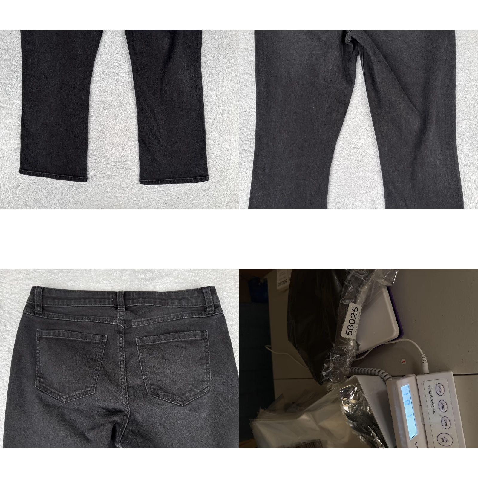 Vintage LC Lauren Conrad Kick Boot Jeans Womens 8 Black Cotton Mid Rise Slim Stretch 30x25 Jeans Size 30" / US 8 / IT 44 - 10 Thumbnail