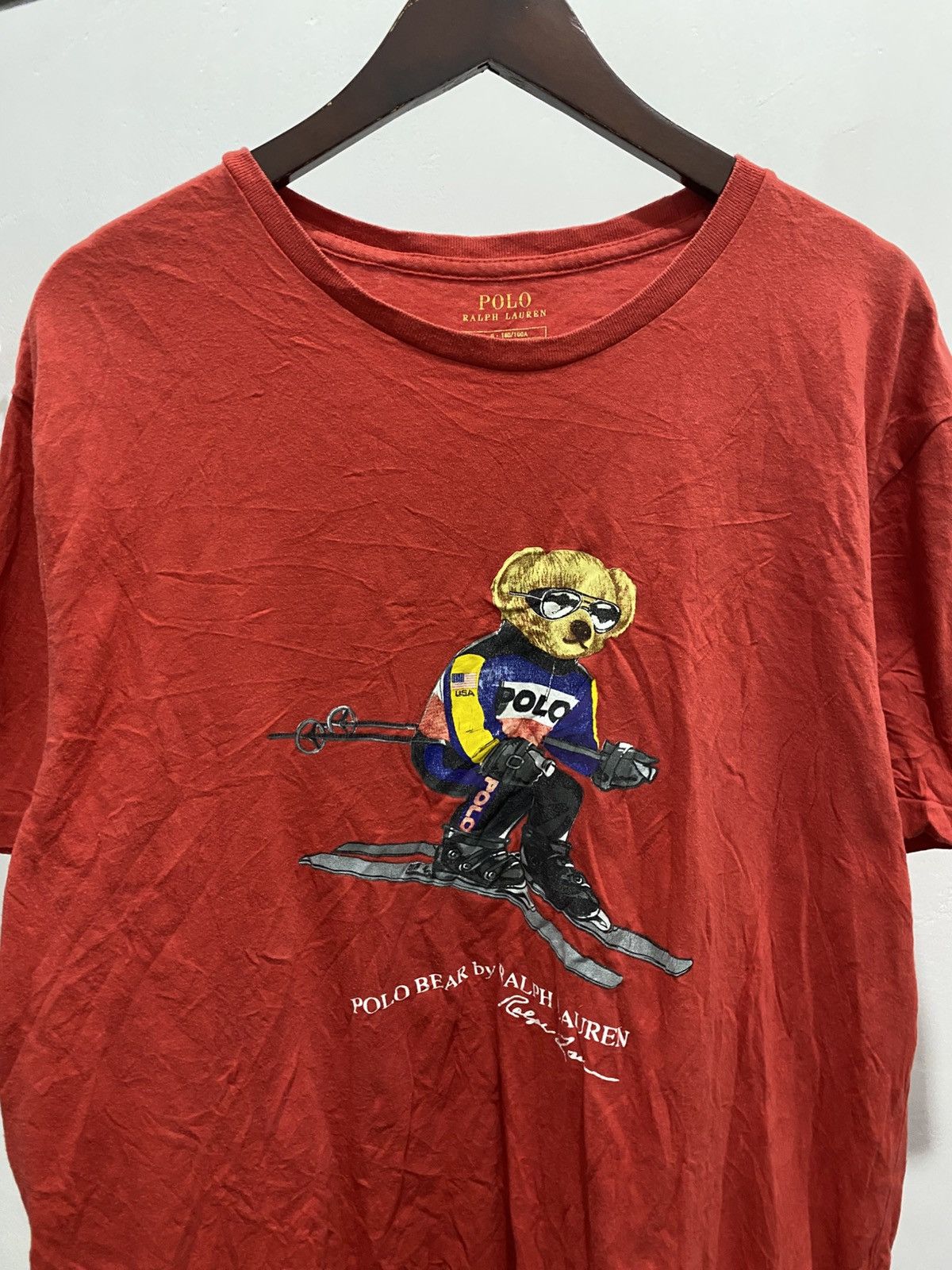 Polo Ralph Lauren Polo Ski Bear Tshirt Rare Size US L / EU 52-54 / 3 - 2 Thumbnail