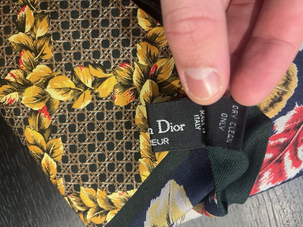 Christian Dior Monsieur Christian Dior Monsieur Silk & Wool Shawl Made in Italy Size ONE SIZE - 17 Thumbnail