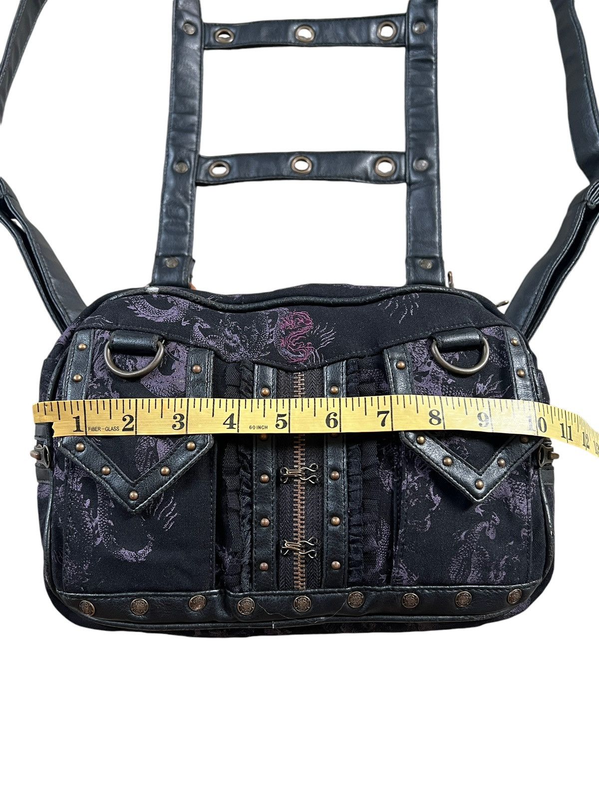 Seditionaries 2000 Ozz On 🇯🇵 Dragon Motif Bondage Strap Backpack Size ONE SIZE - 13 Thumbnail
