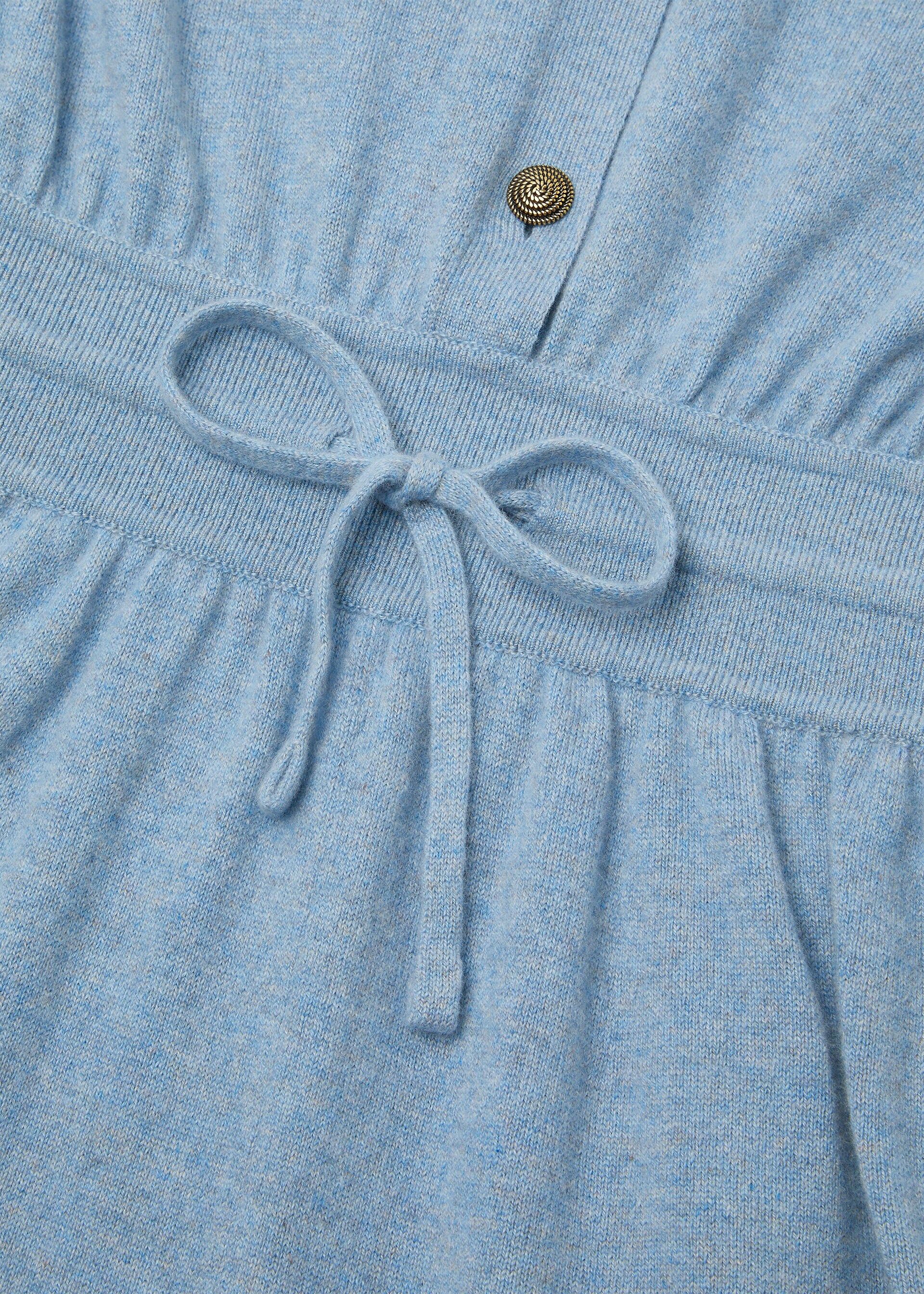Loro Piana os11x0426 FAQ9868 Classic Jumpsuit in Airy Sky Melange Size 27" / US 4 / IT 40 - 7 Thumbnail
