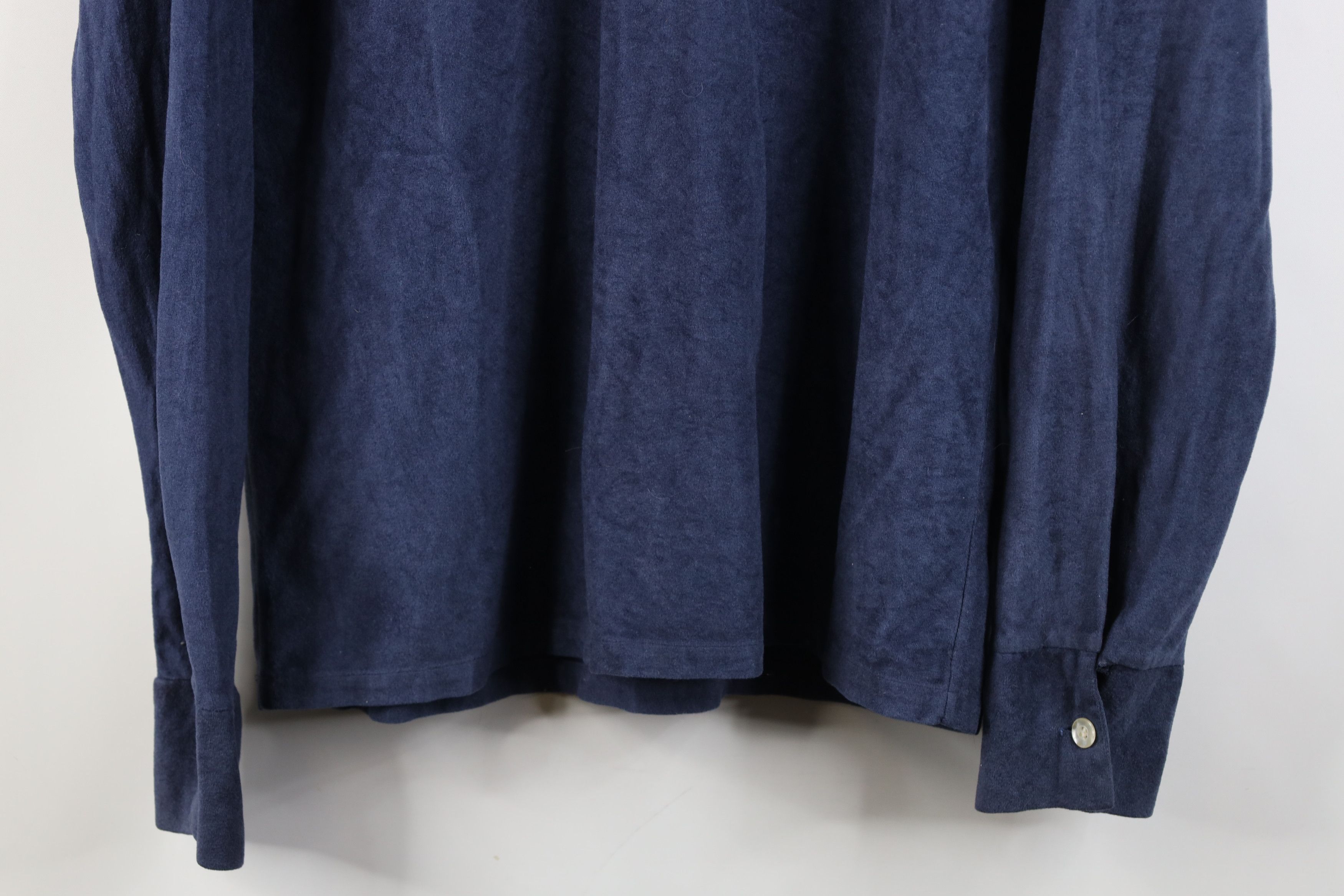 Other Vintage 70s Streetwear Collar Long Sleeve Polo Blue USA Size US M / EU 48-50 / 2 - 3 Thumbnail