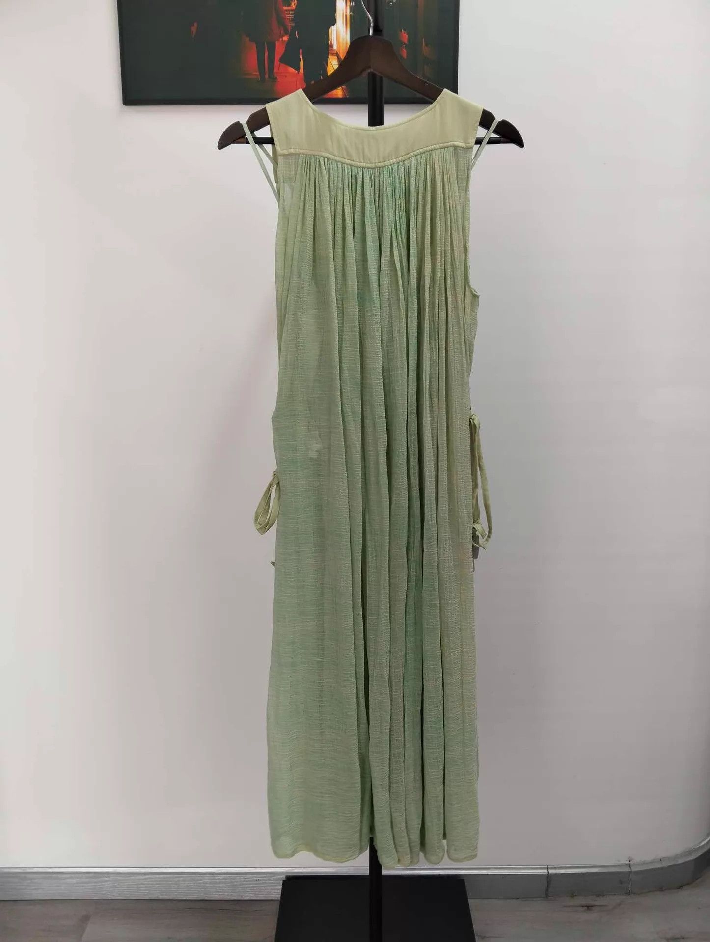 Loewe LOEWE Green Long Dress with Camisole 36 Size XS / US 0-2 / IT 36-38 - 2 Thumbnail